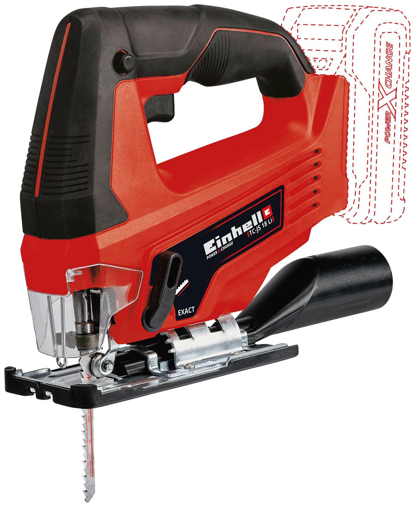 Einhell Akku-Stichsäge TC-JS 18 Li - Solo, ohne Akku und Ladegerät günstig online kaufen