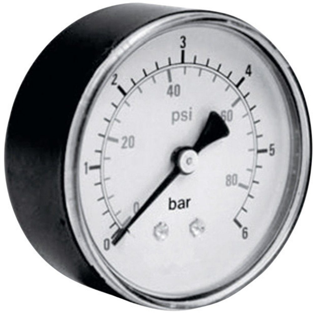 voelkner 306.40.16 16 0 Rückseite (Manometer): ICH bis selection Manometer Anschluss bar Druckluftgeräte-Set