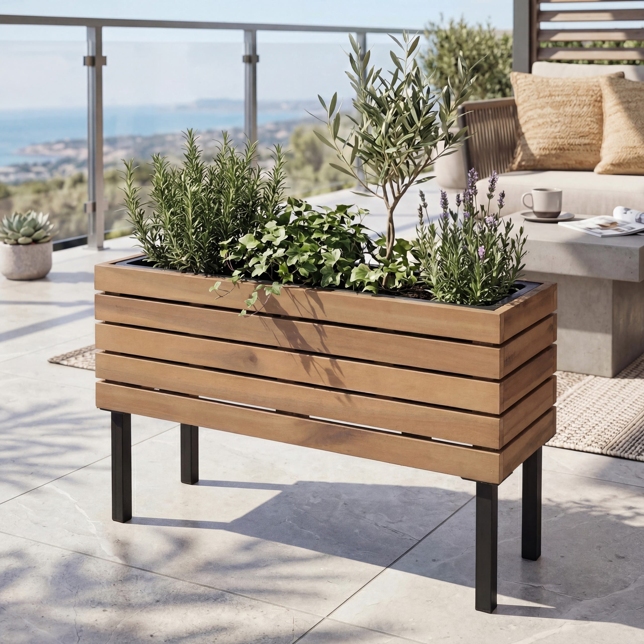 MCW Blumenständer MCW-P84-L, Outdoor geeignet