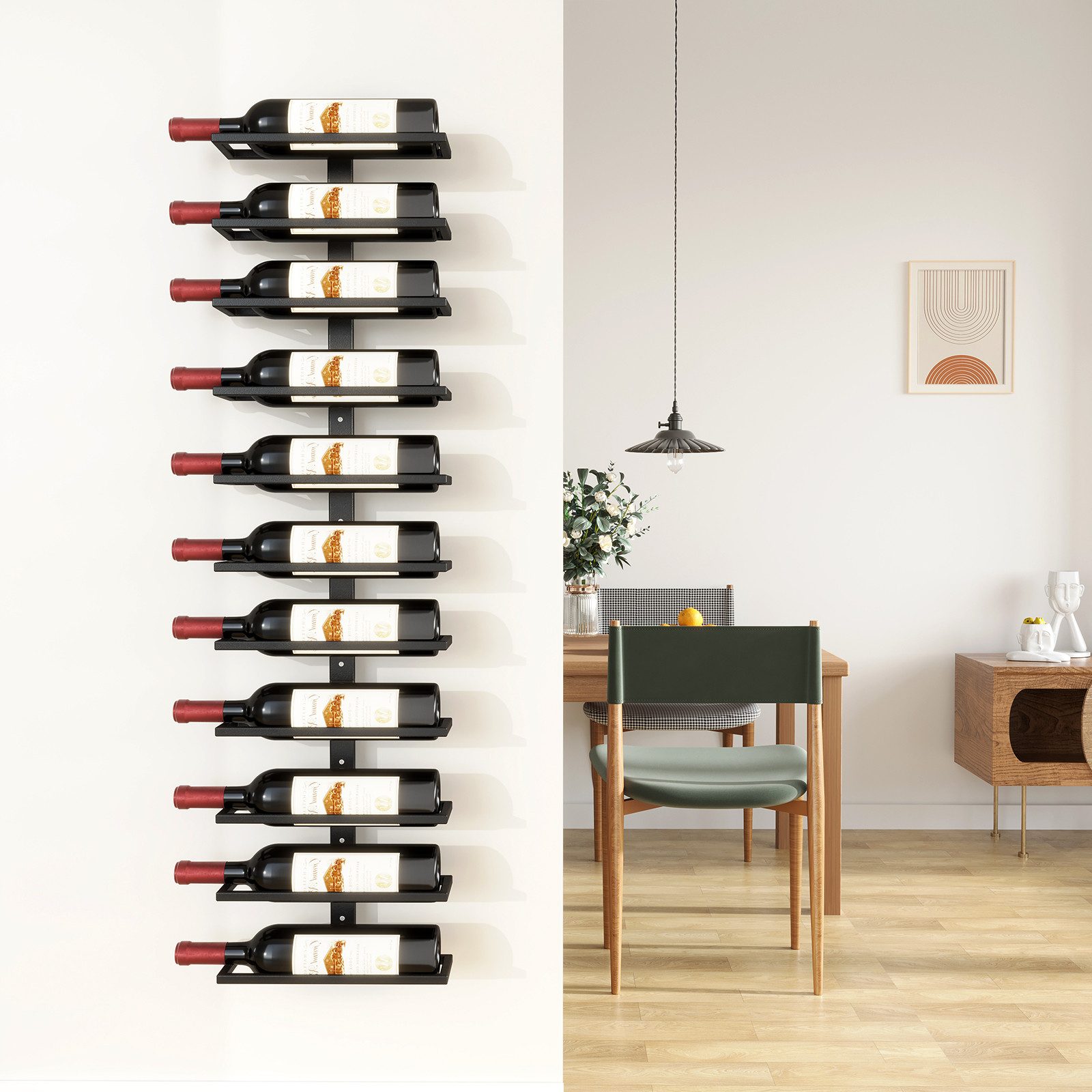OUNUO Weinregal Weinregal Wand für 11 günstig online kaufen