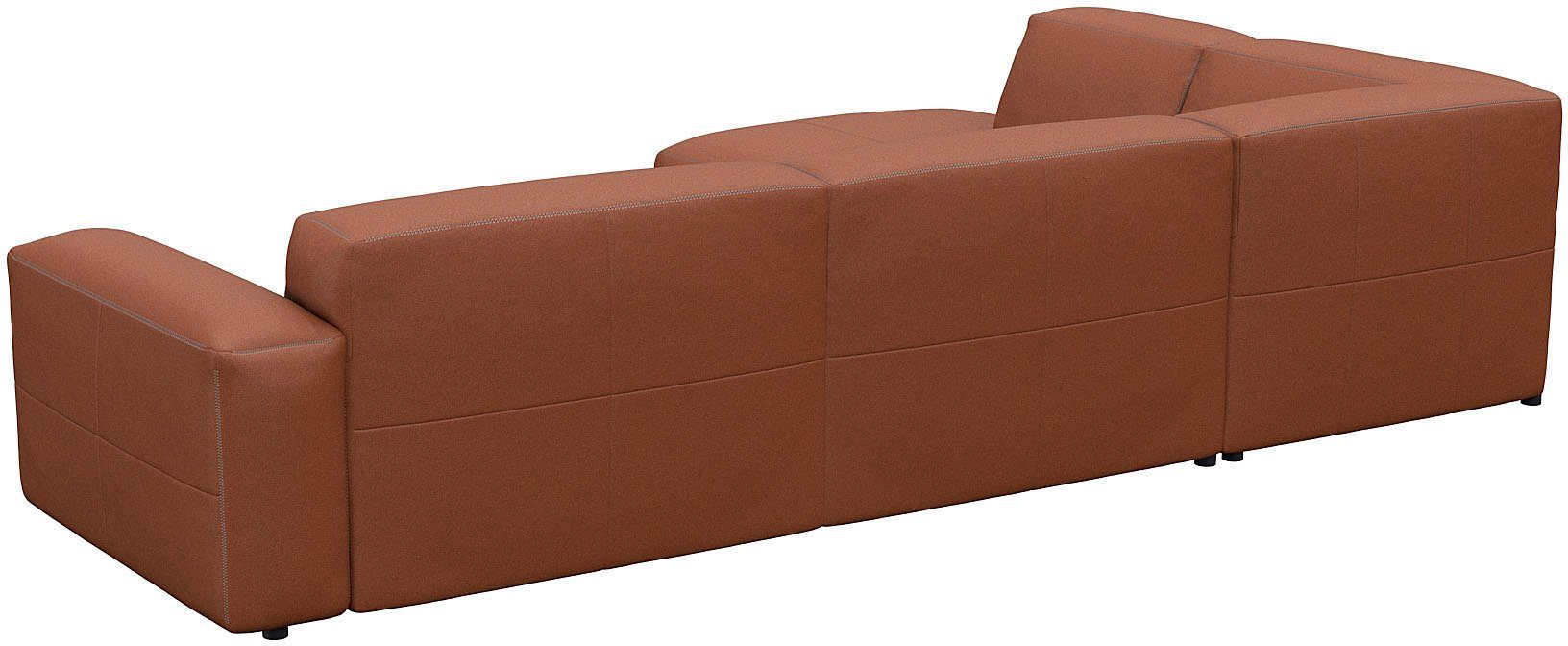 FLEXLUX Ecksofa Lucera, super bequem durch hochwertigen Sitzaufbau mit Kaltschaum, modern & anschmiegsam, L-Form, Designsofa