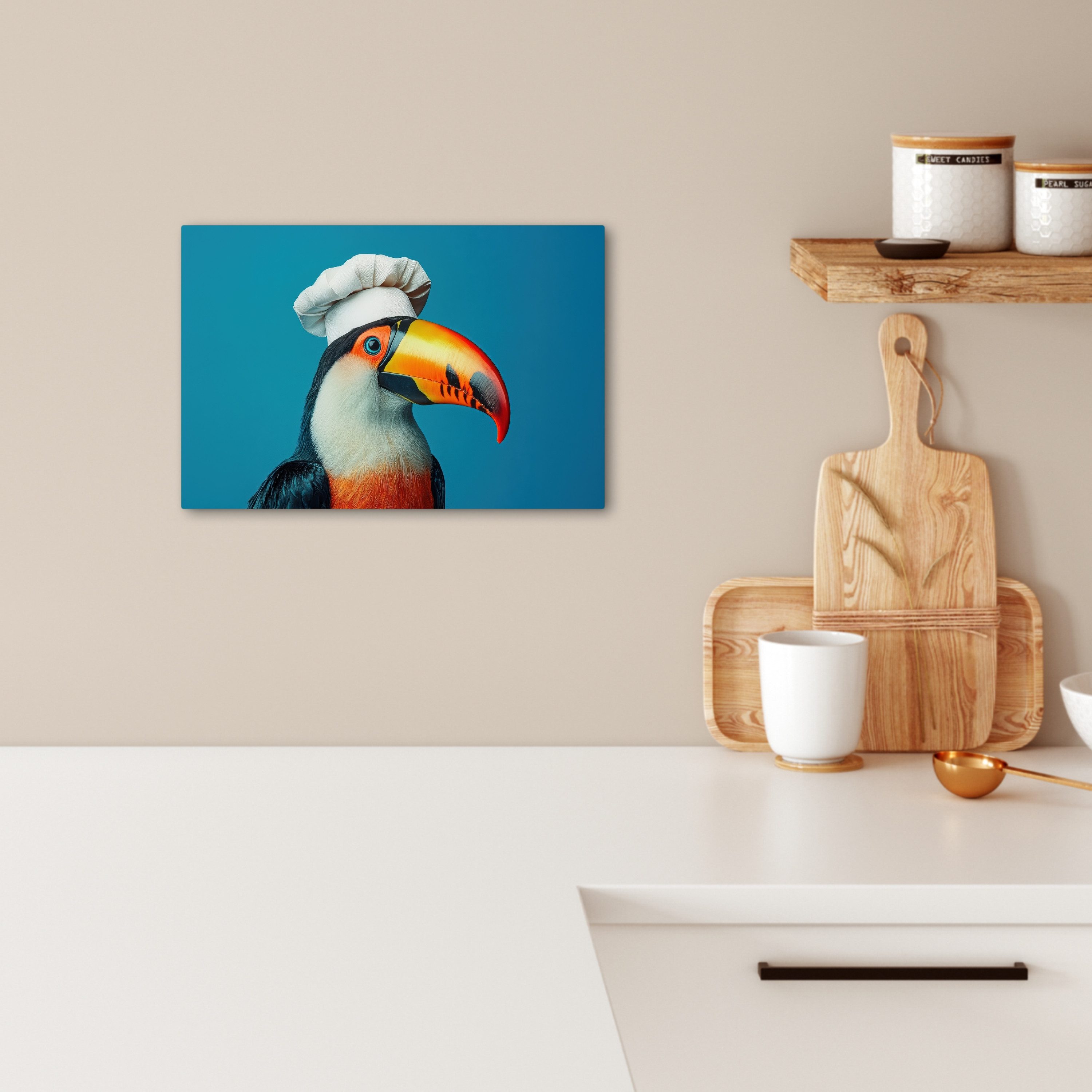 OneMillionCanvasses® Leinwandbild Tukan - Papagei - günstig online kaufen