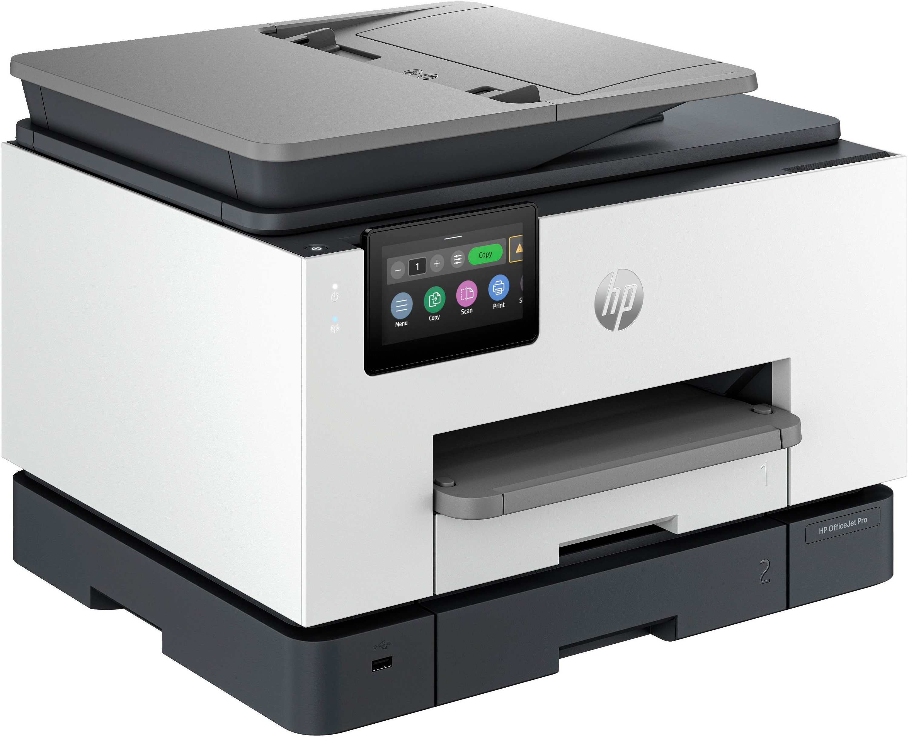 HP OfficeJet Pro 9132e Multifunktionsdrucker, (Bluetooth, LAN (Ethernet), WLAN (Wi-Fi), Wi-Fi Direct, 3 Monate gratis Drucken mit HP Instant Ink inklusive)