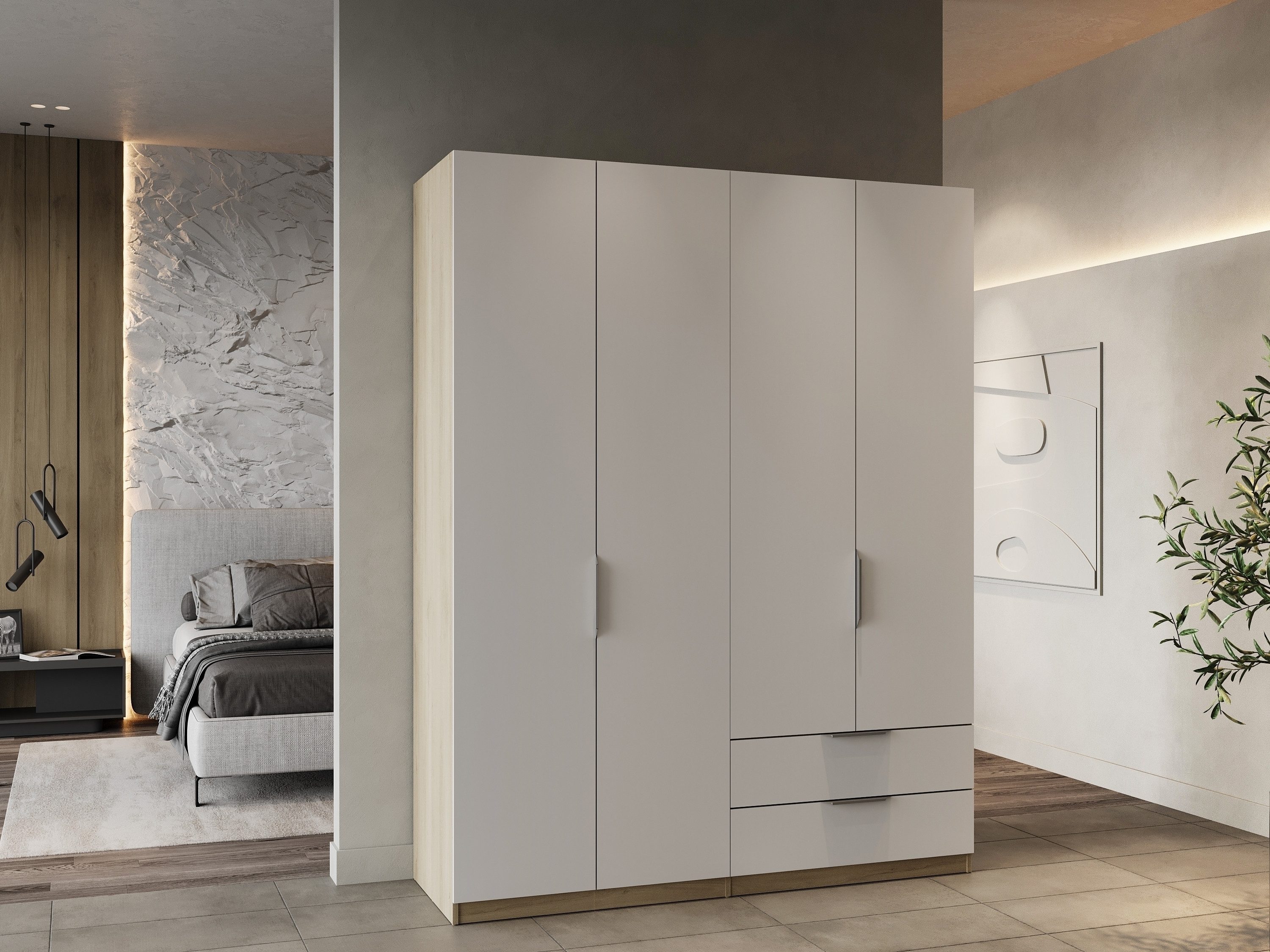 Drehtürenschrank GHOST