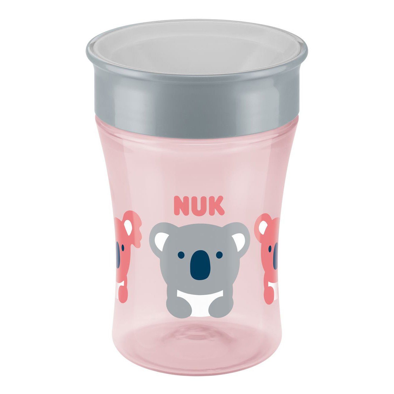 NUK Trinklernbecher NUK Magic Cup Trinklernbecher, 360° Trinkrand, 8+ Monate, Koala 230ml | Trinklernbecher