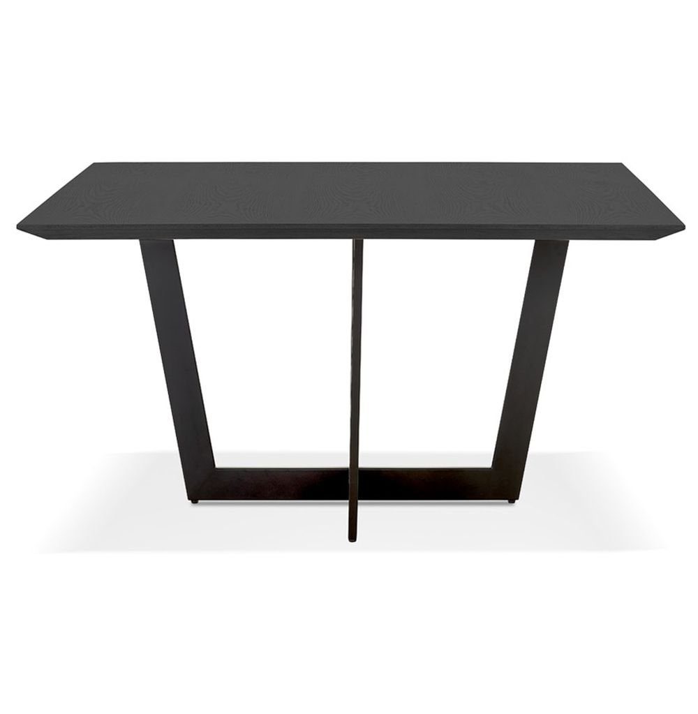 KADIMA DESIGN Esstisch FRIEDRICH Tisch Holz Küchentisch Schwarz Esszimmer
