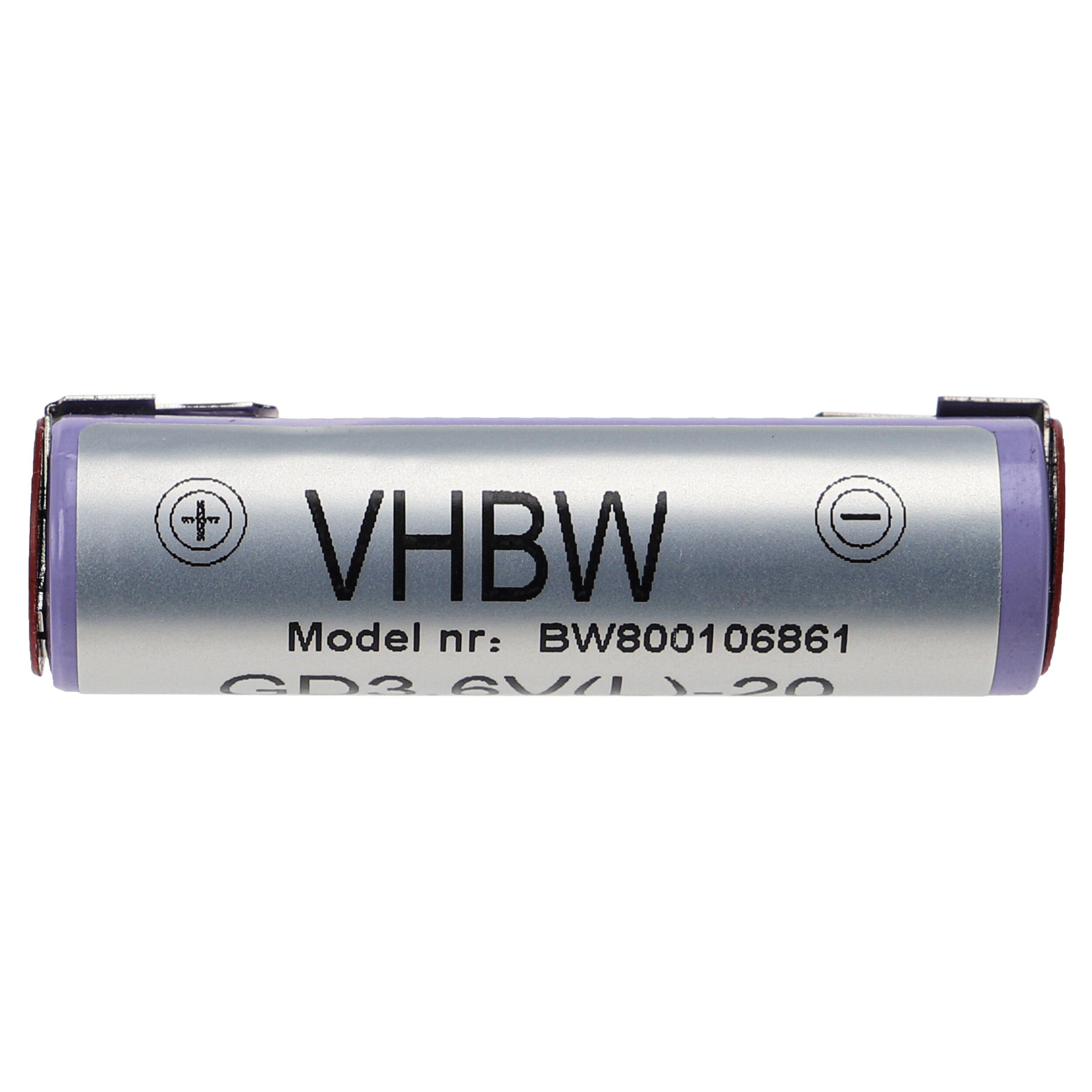 vhbw Ersatz für Gardena 08800-000.640.00, BMZ 1S1PUF18650VTI für Akku Li-Ion 2000 mAh (3,6 V)