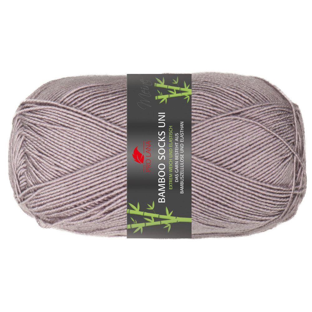 Pro Lana BAMBOO SOCKS UNI Häkelwolle, 400 m (seidenweiche und vegane 4-fach Sockenwolle), 100 g