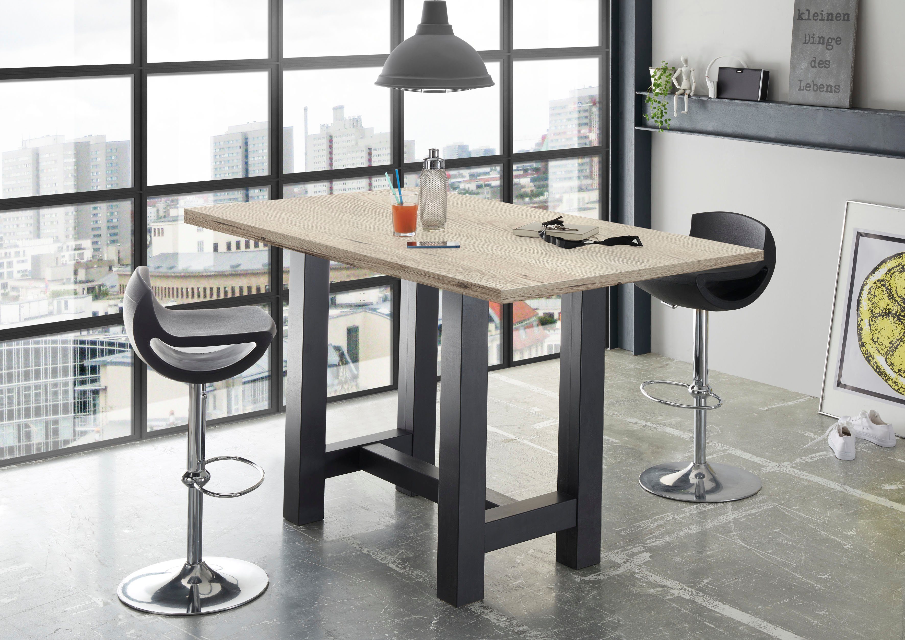 Mäusbacher Bartisch, Gestell in U-Form (Breite günstig online kaufen