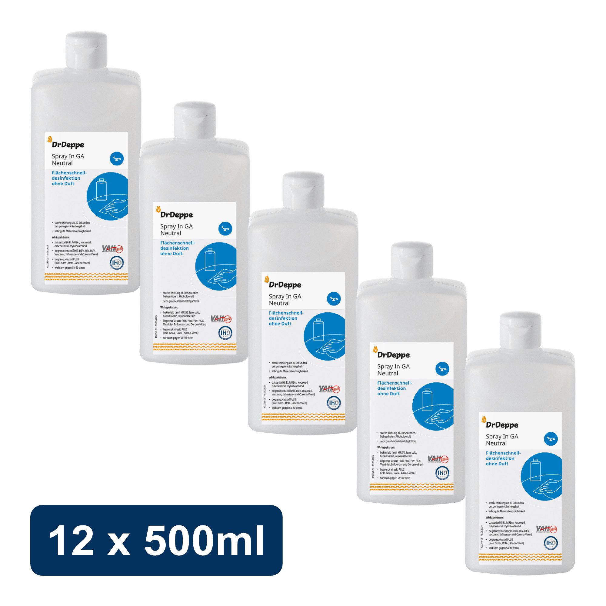 Dr.Deppe Spray In GA - alkoholhaltiges Flächendesinfektionsmittel Oberflächen-Desinfektionsmittel (18-St)