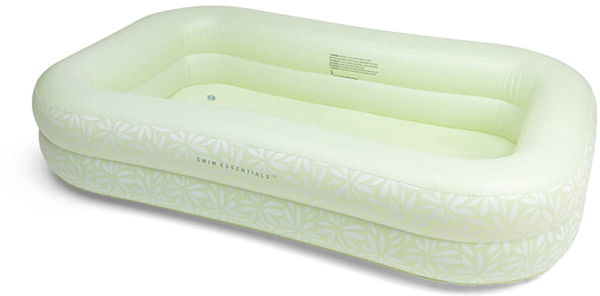 Swim Essentials Pool Paddling Pool 210 cm Green Matcha 210 x 132 cm, Swimming Pool Planschbecken – Bild 2 von 3