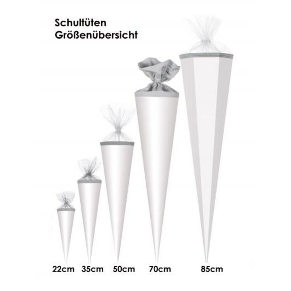 Nestler Schultüte Schmetterling 2016 mit Glitzer, 85 cm, eckig, mit rosafarbigem Organzaverschluss