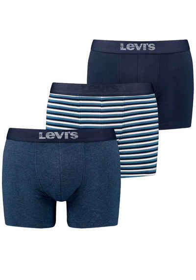 Levi's® Boxershorts (Packung, 3-St) LEVIS MEN GIFTBOX DENIM STRIPE BOXER BRIEF 3P