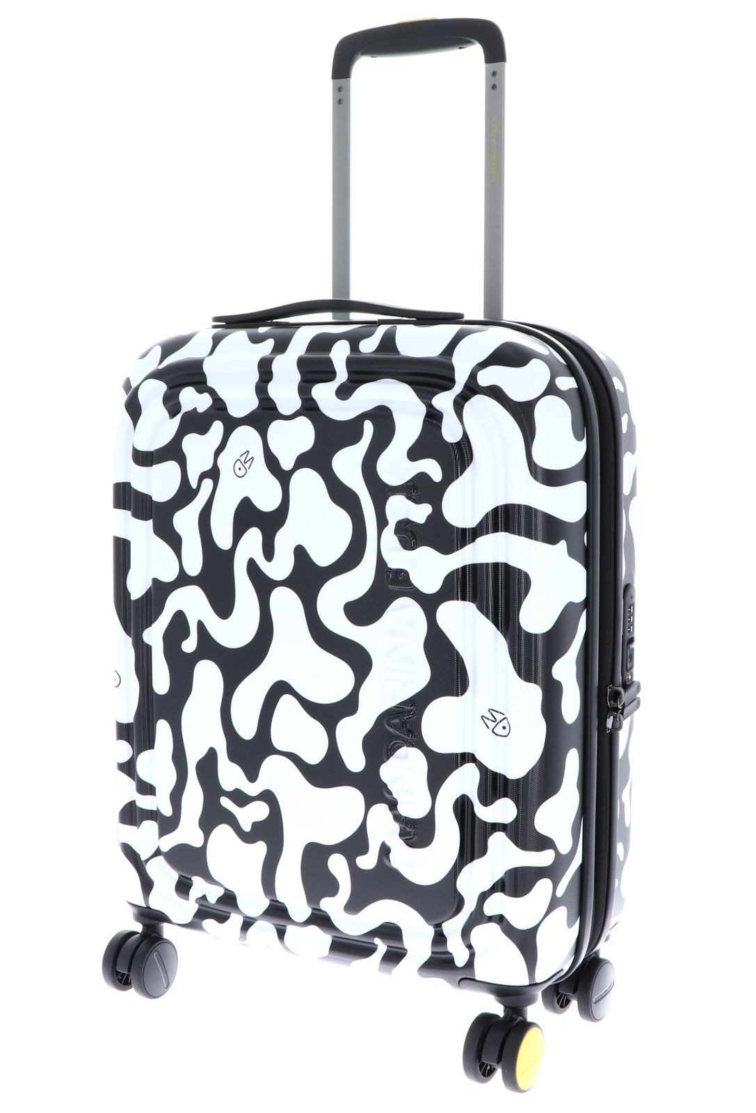Mandarina Duck Hartschalen-Trolley Printed Exp. Cabin Trolley, 4 Rollen