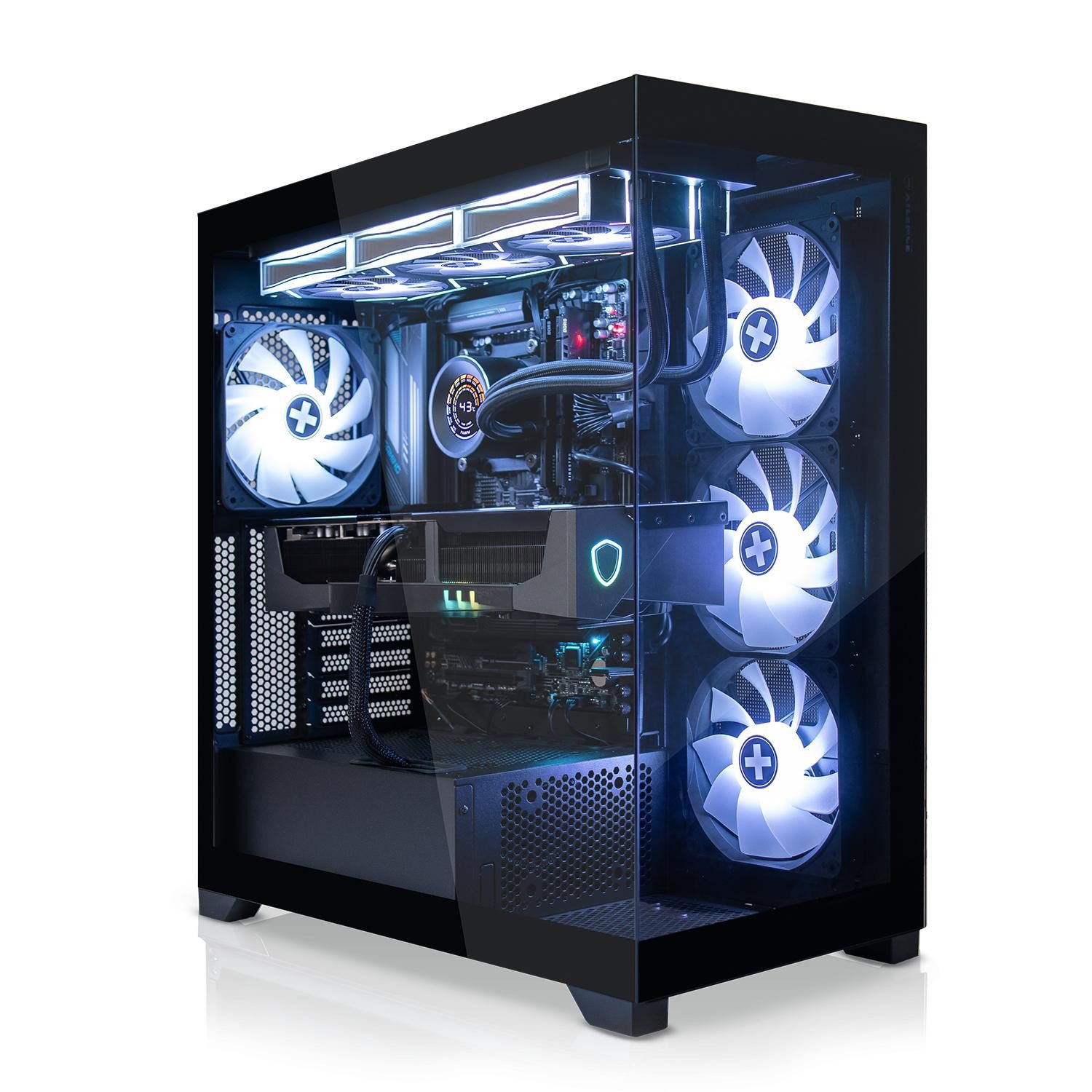 SYSTEMTREFF Gaming-PC (Intel 13900K 13900K, Nvidia GeForce RTX 5070 Ti, 32 GB RAM, Wasserkühlung)