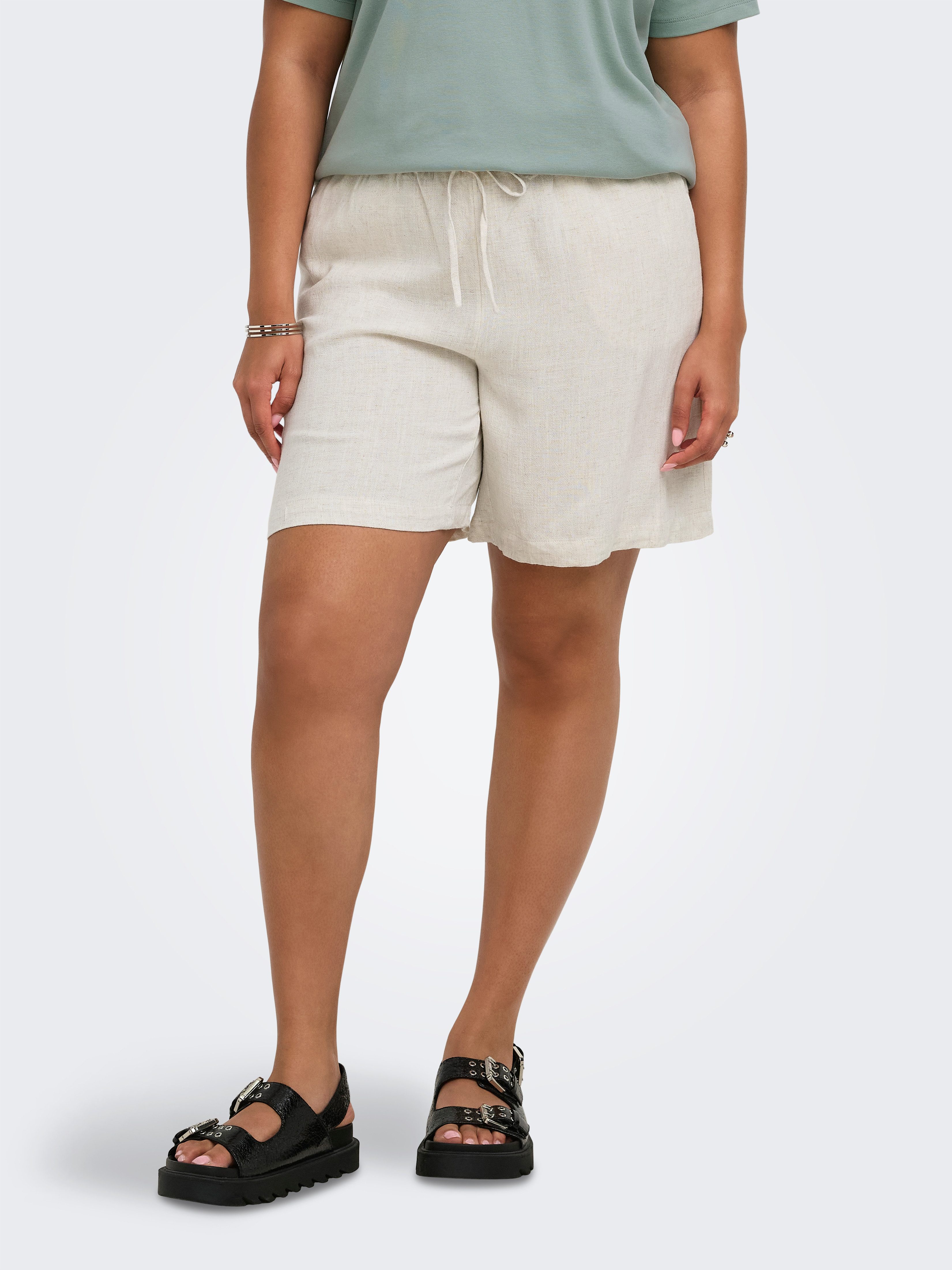 Shorts CARSIESTA MW PULL-UP LIN BL SHORTS NOOS