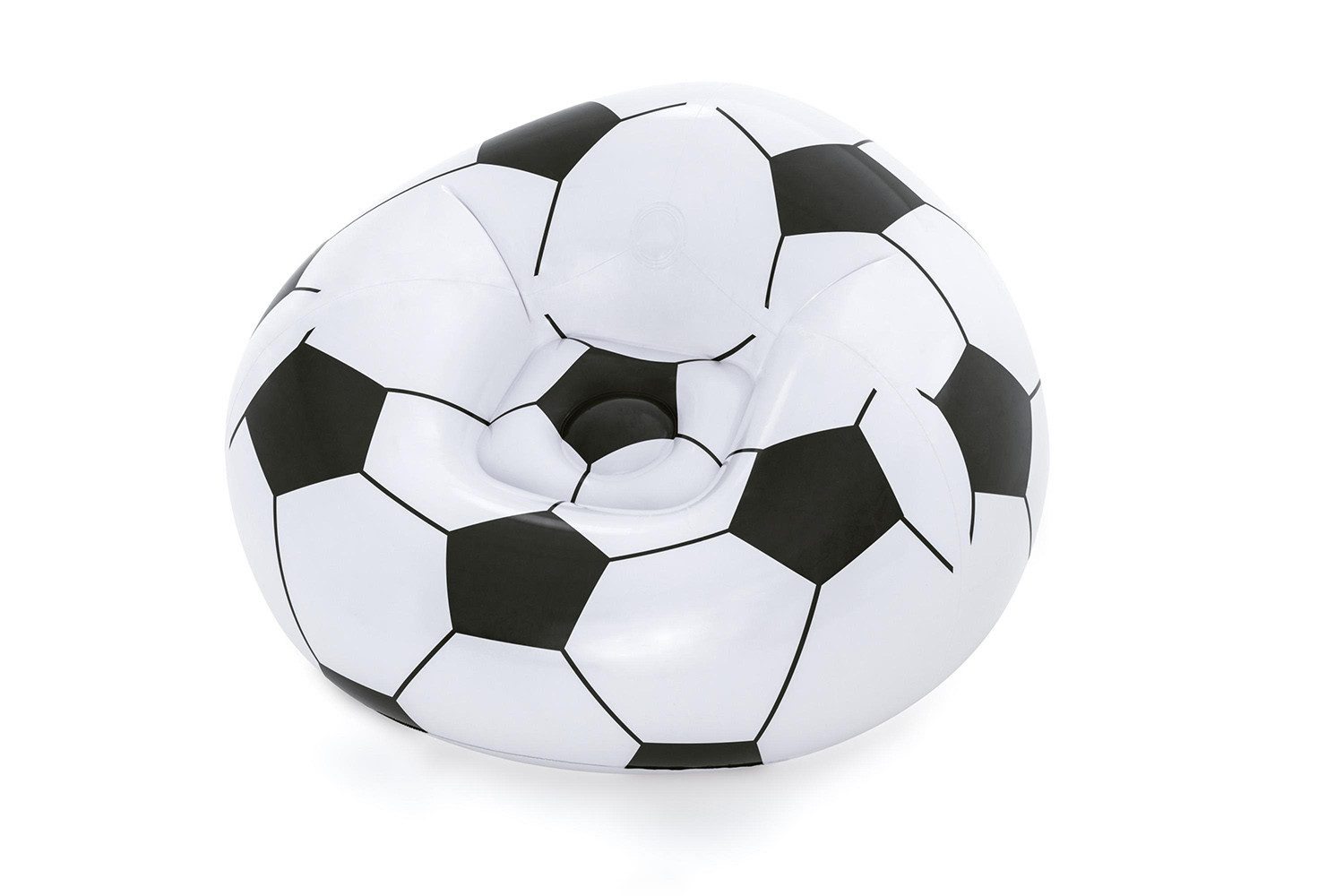 Bestway Luftsessel Beanless™, (Packung, 1-tlg., 114 x 112 x 66 cm), Cooles Fußball-Design