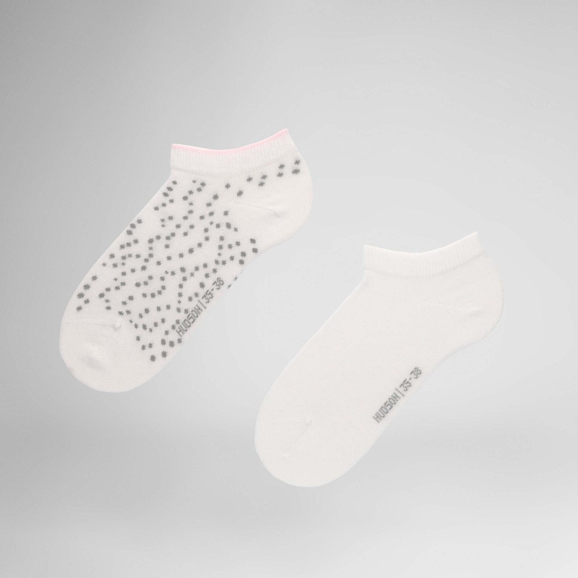 Hudson Basicsocken Dotty 2-Pack (1-Paar) Sneaker Socken mit Pünktchen im Doppelpack