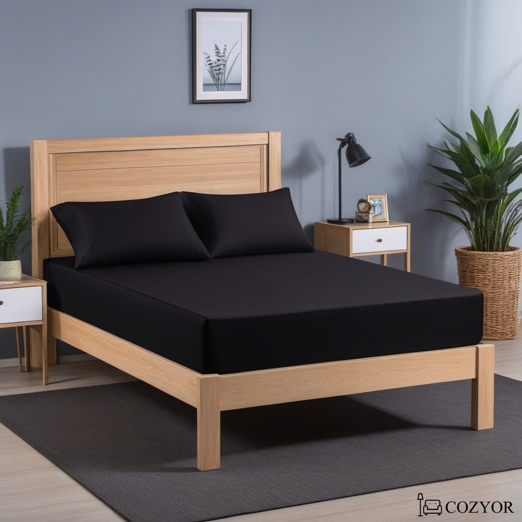 Cozyor Spannbettlaken 2er Set weich 90x190, 90x200, 140x200, 160x200, 180x200, 200x200cm, Mikorfaser weich gebürstet, Gummizug: rundum, (2 Stück), Matratzenhöhe – Bild 4 von 5