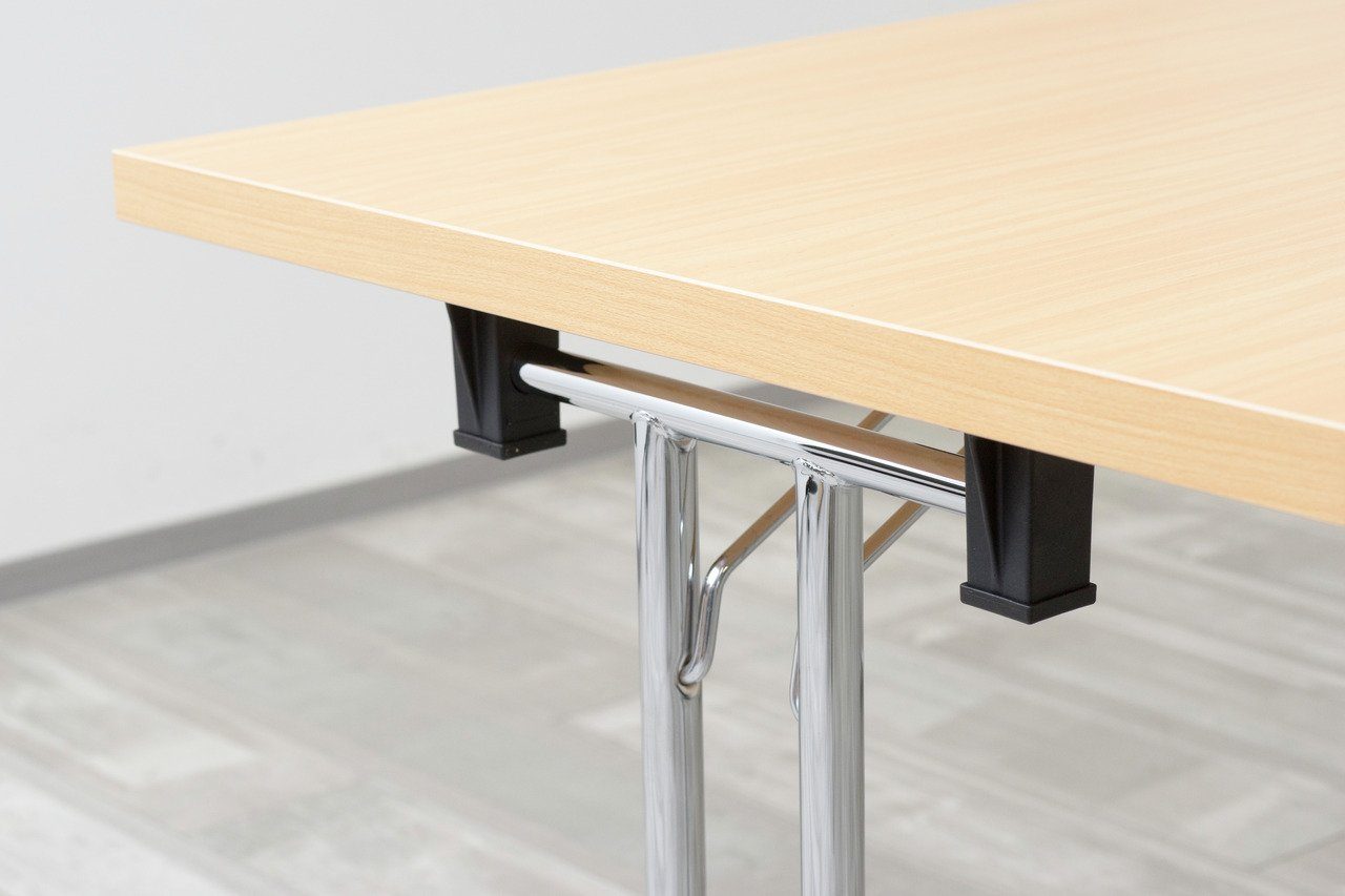 PROREGAL® Klapptisch Klapptisch Jouni, 138x69cm, Buche,  Arbeitshöhe 73,5 cm