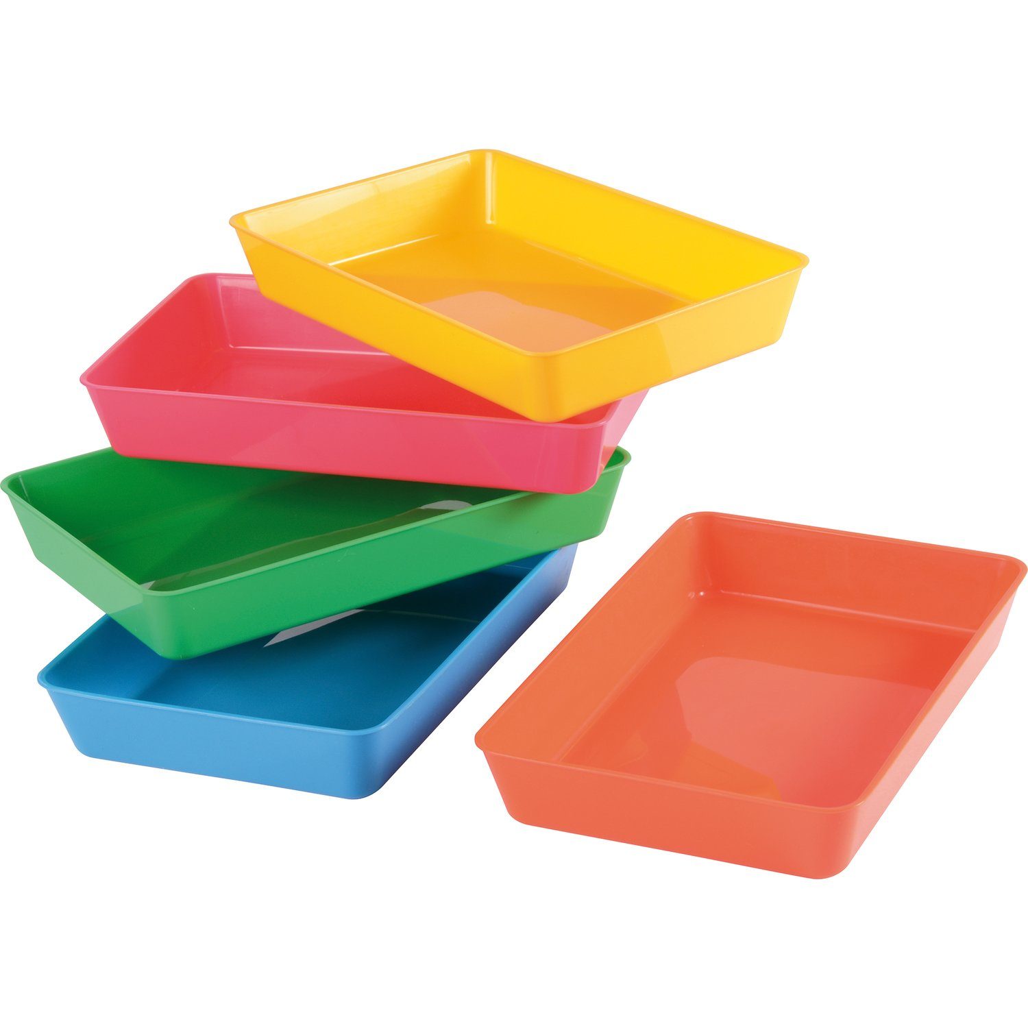 EDUPLAY Lernspielzeug Materialschalen L, 18,5 x 12,5 x 3 cm