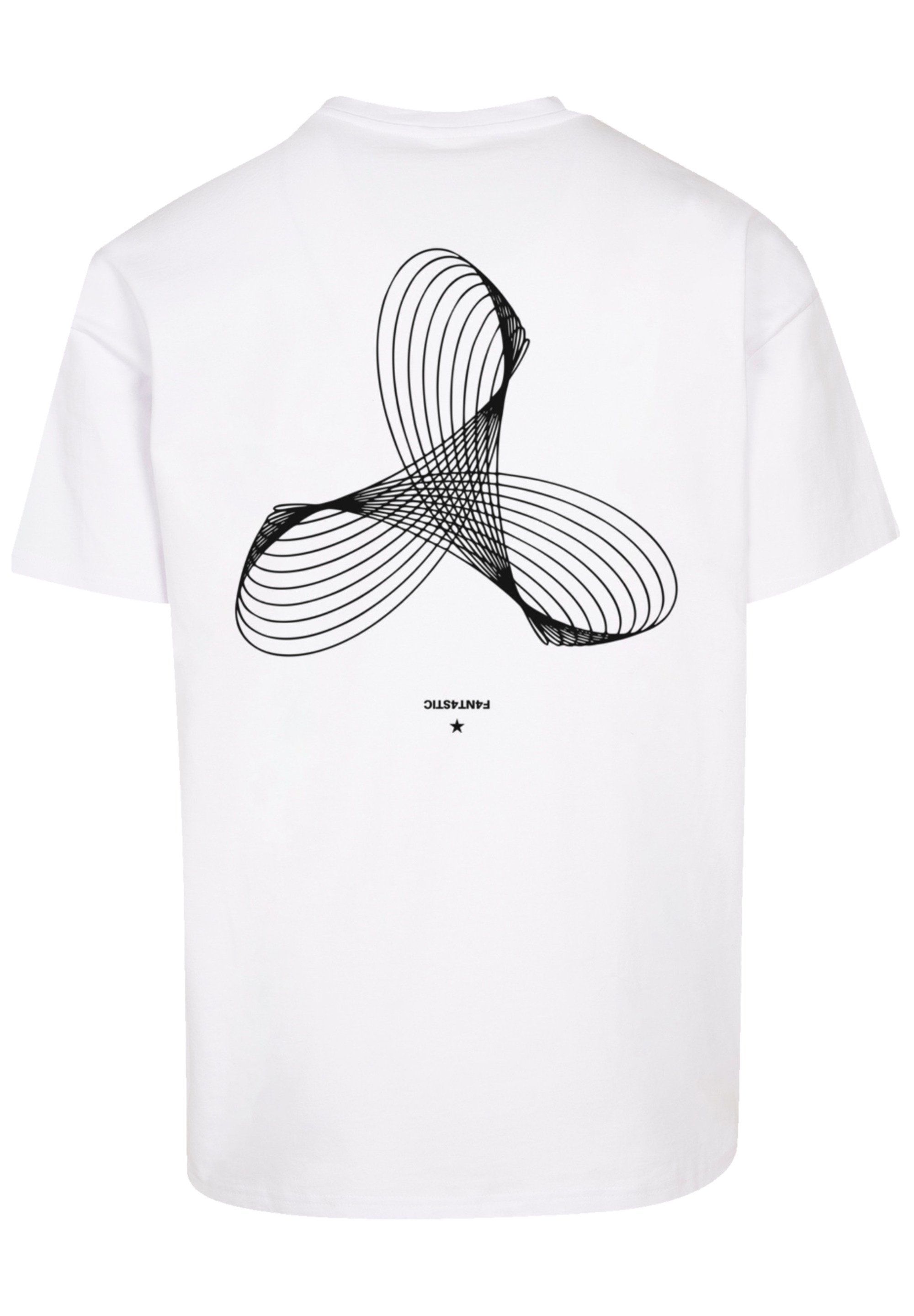 F4NT4STIC Geometrics T-Shirt Print weiß