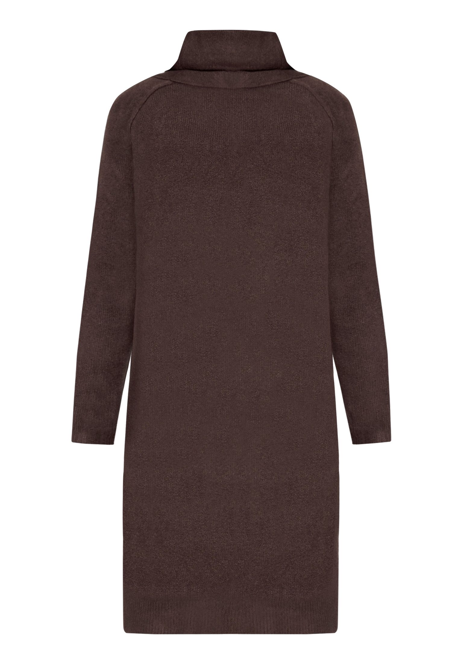 Cartoon Strickkleid Damen mit Turtle Neck