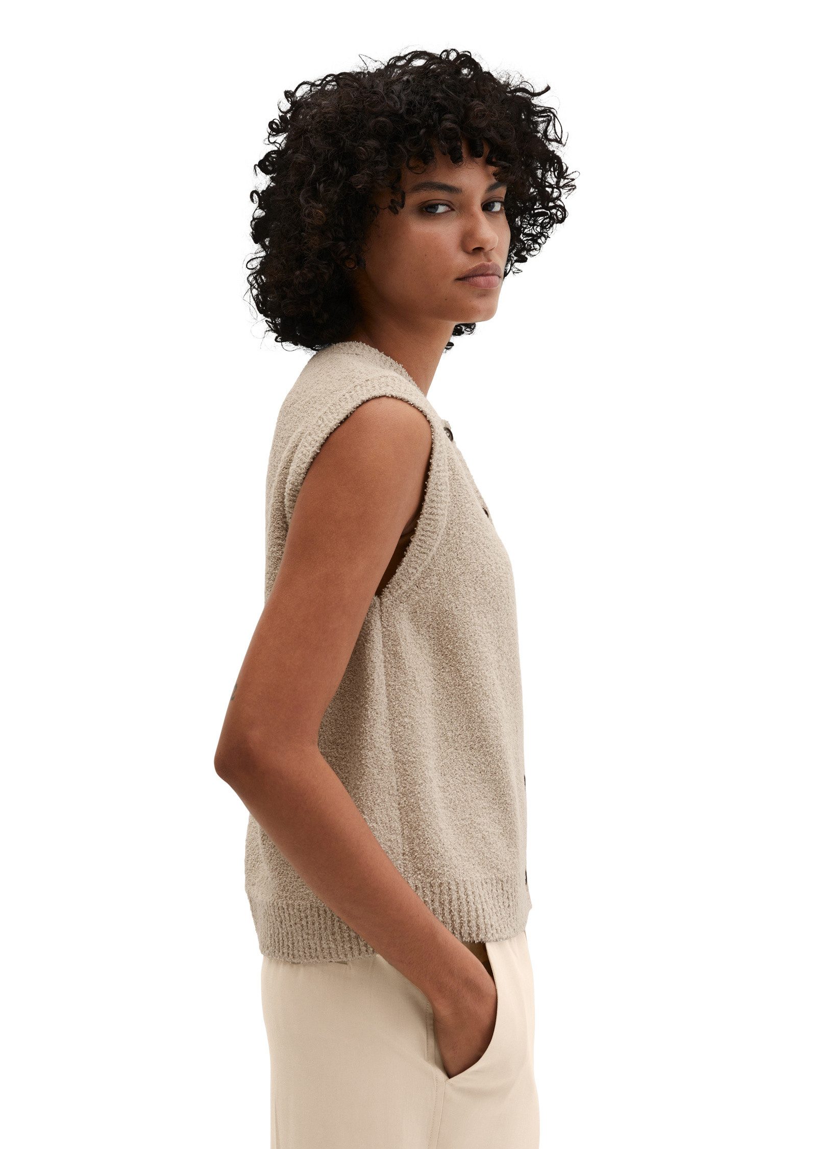 Marc O'Polo Strickweste aus Bouclé-Garn