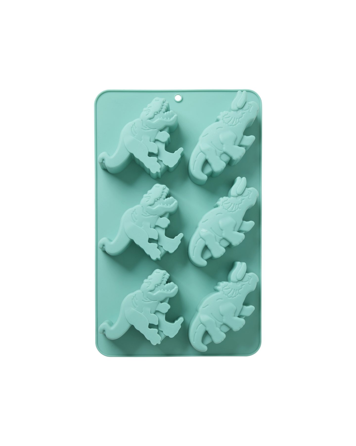 ReWu Backform Rice Backform aus Silikon Mint - Dinosaurier