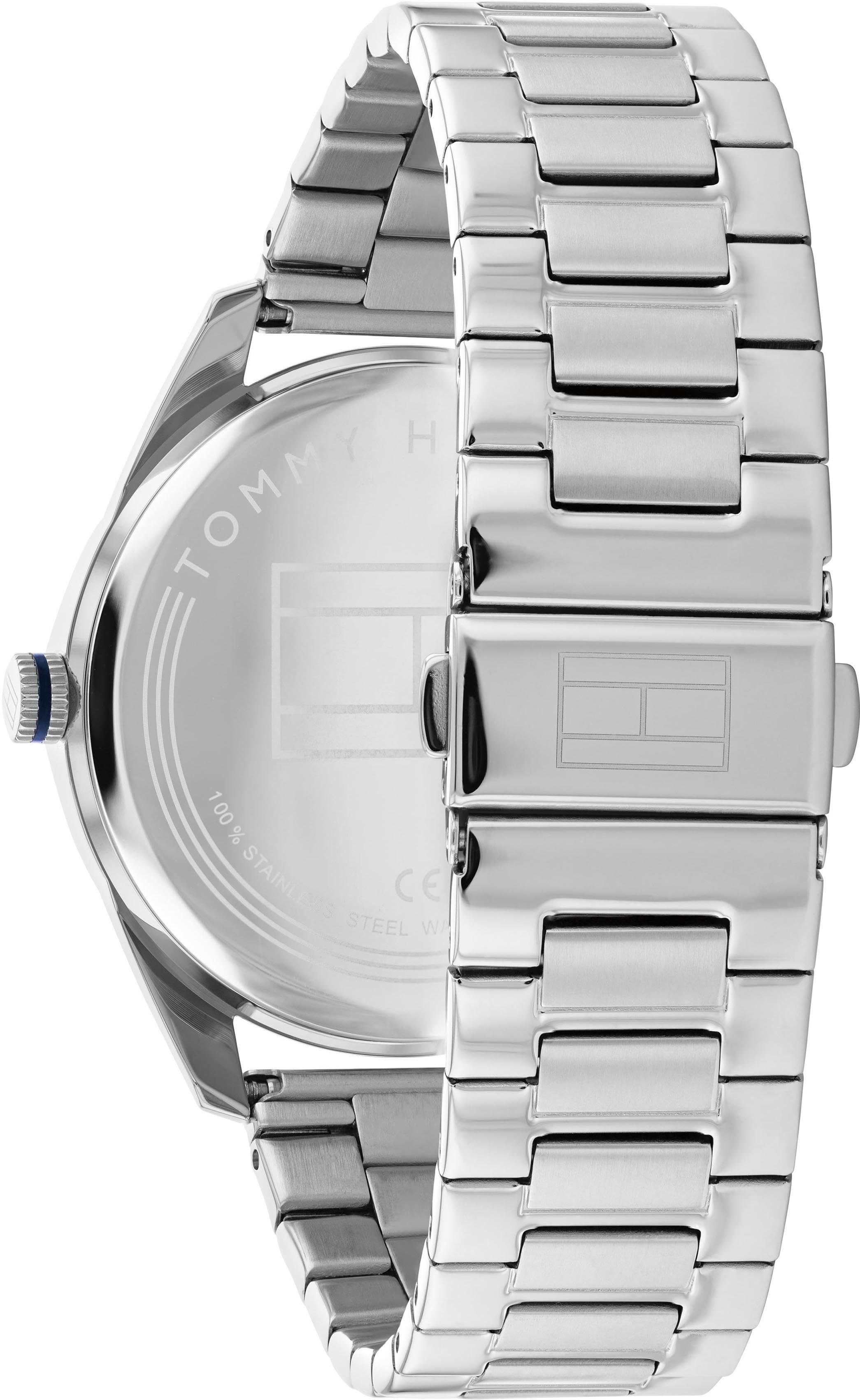 Tommy Hilfiger Quarzuhr GRIFFIN 1710455, Armbanduhr, Herrenuhr, analog, Edelstahlarmband