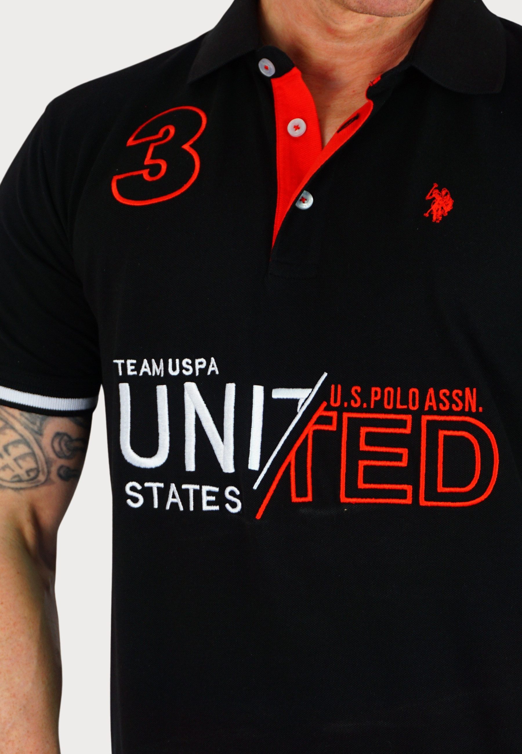 U.S. Polo Assn. Poloshirt Poloshirt United Shortsleeve (1-tlg., 1)