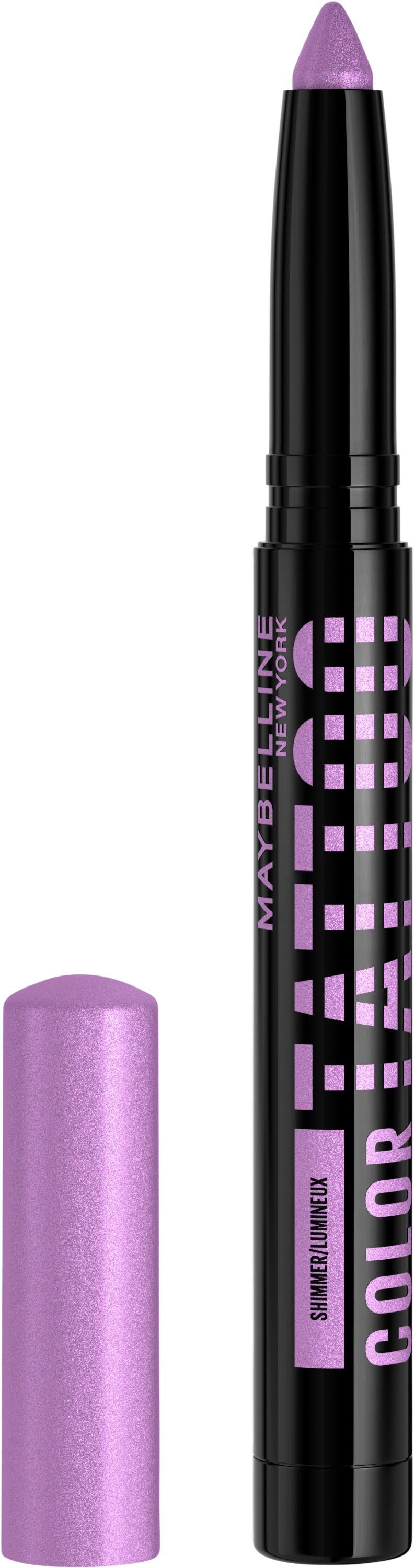 MAYBELLINE NEW YORK Lidschatten COLOR TATTOO 24H EYE STIX, All-in-One-Lidschatten, Eyeliner und Primer
