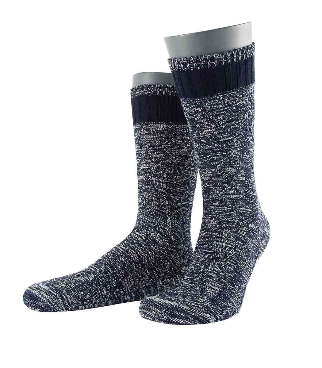 Wilox Basicsocken mit Rautenstruktur (Packung, 1-Paar, 1 Paar) aus hautfreundlicher Baumwolle