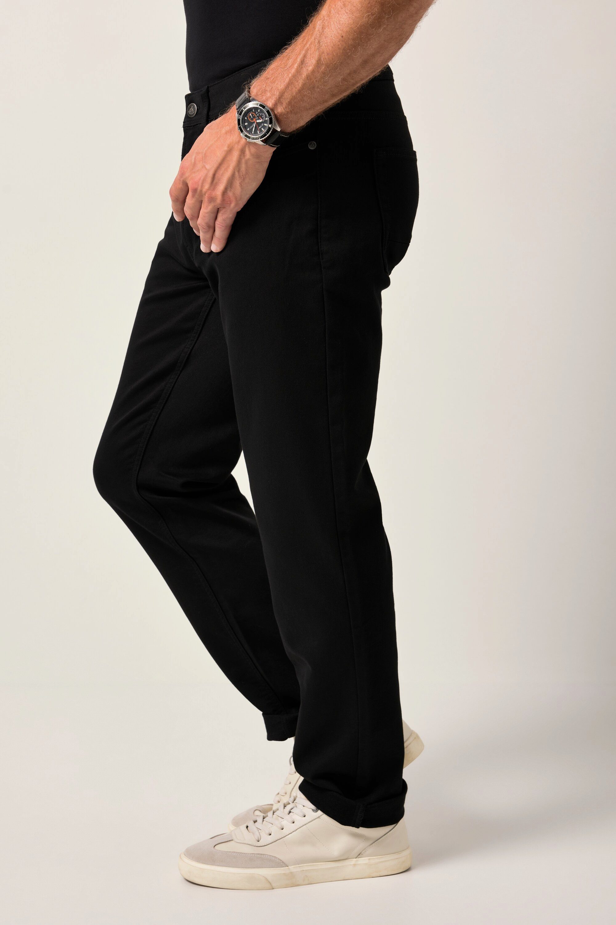 Boston Park 5-Pocket-Jeans Jeans Black Denim Straight Fit – Bild 4 von 5