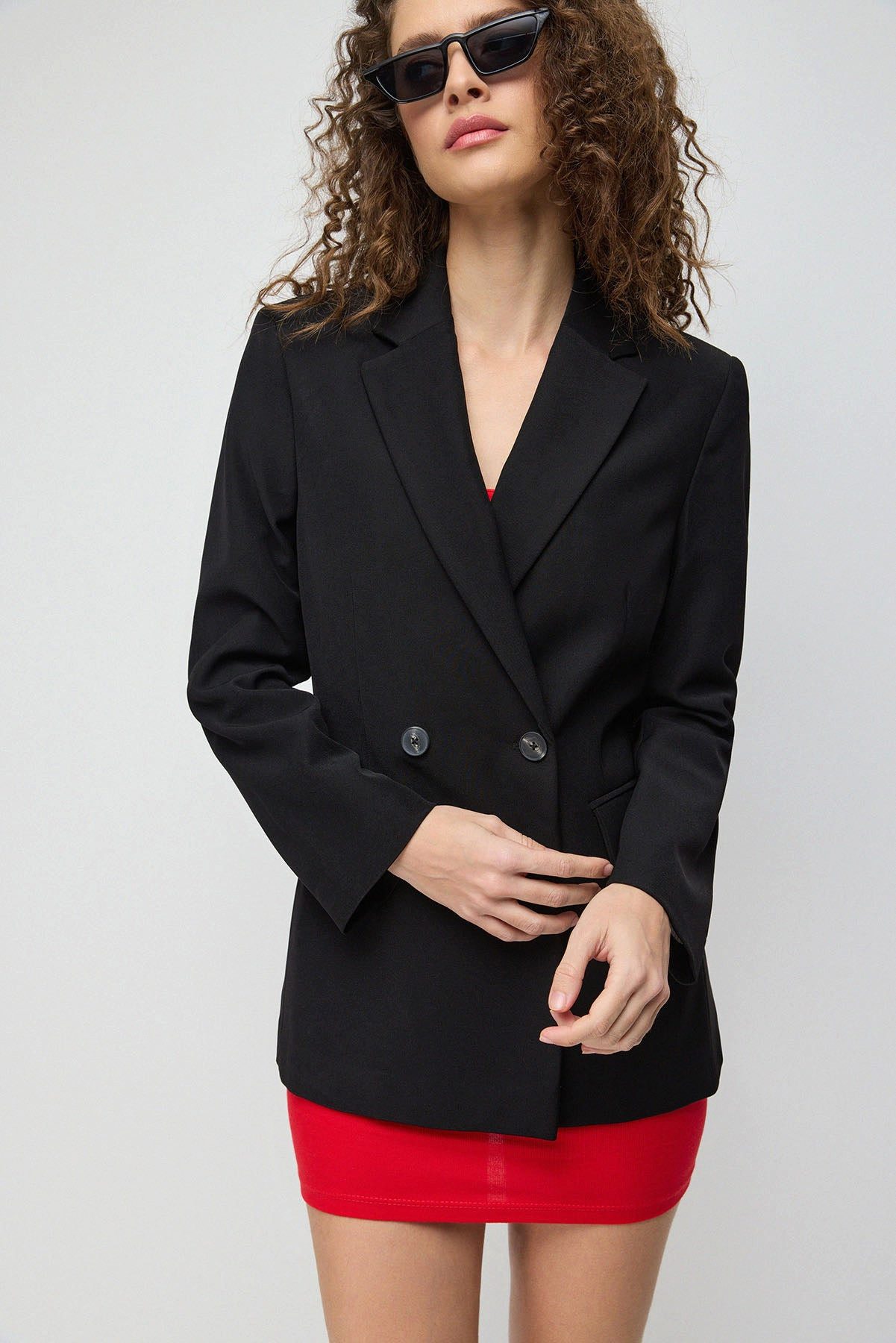 No Matter What Windbreaker Zweireihiger Blazer