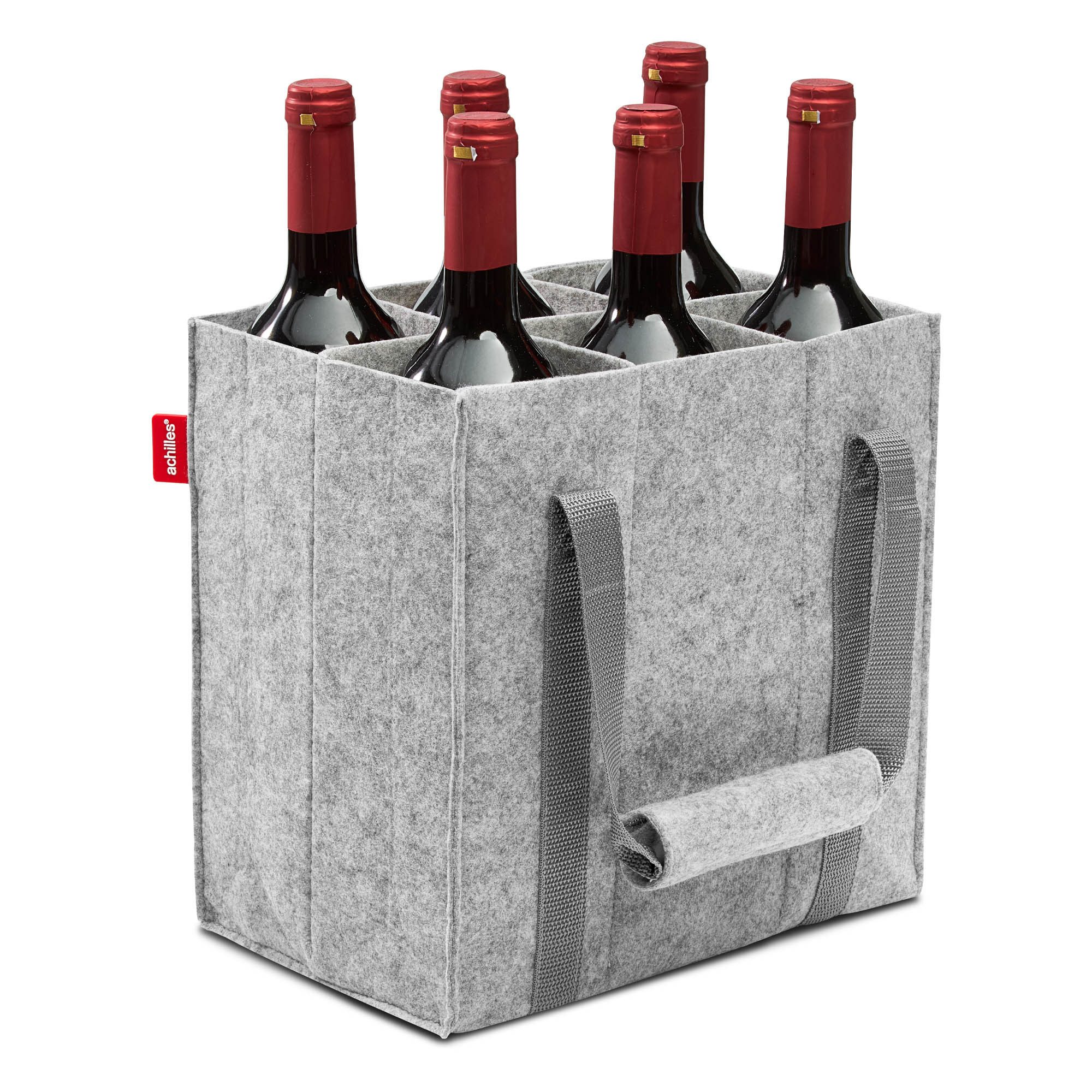 achilles Flaschenkorb Flaschentasche mit 6 Fächer, Auch für 1,5 Liter Flasc günstig online kaufen