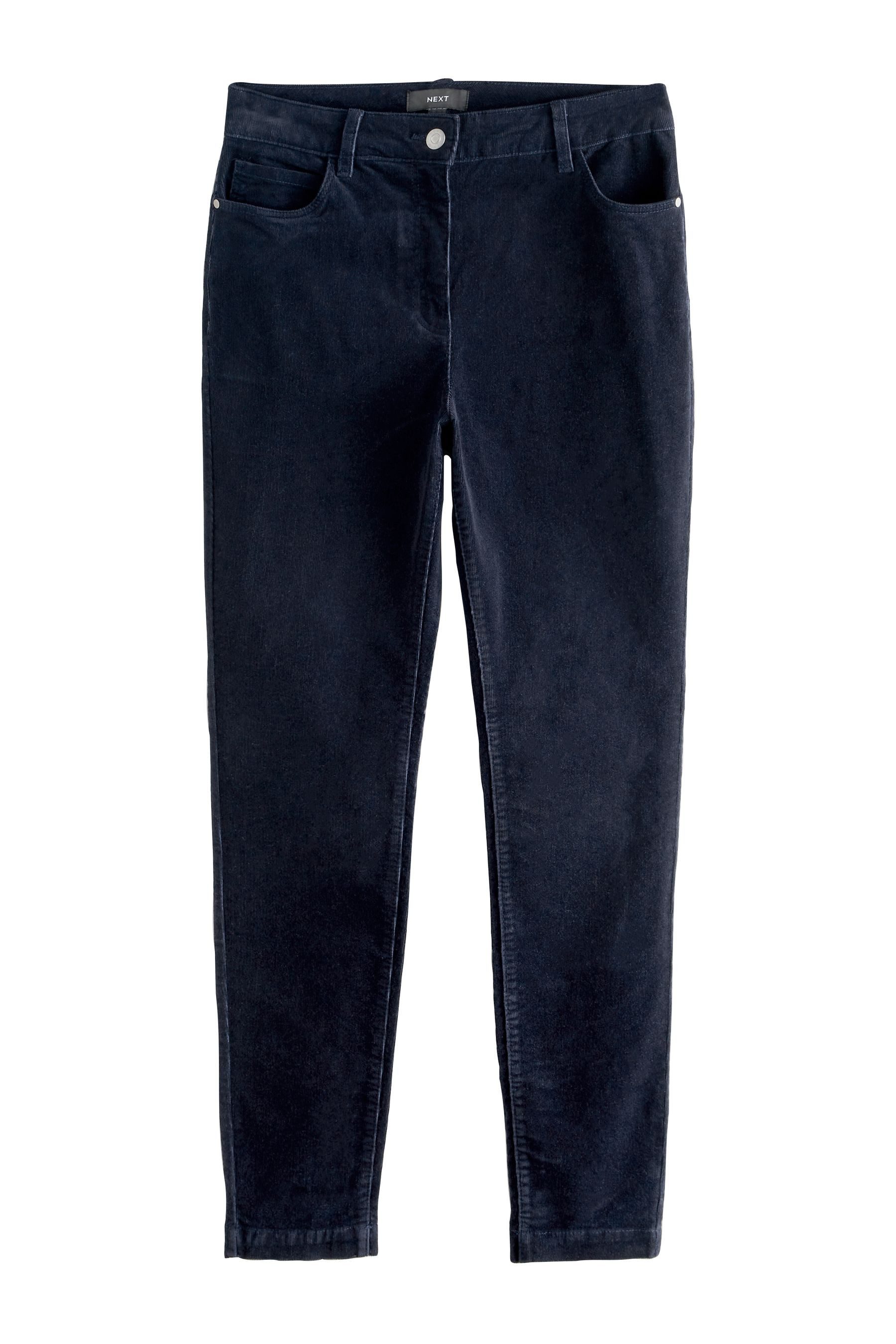 Skihose Skinny Fit Cordhose, Kurzgröße