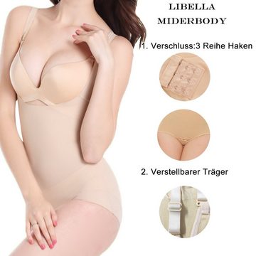 Libella Miederbody 3603 (1/2er-Pack) figurformend Miederbody mit Hakenverschluss Hipsterform Spaghetti