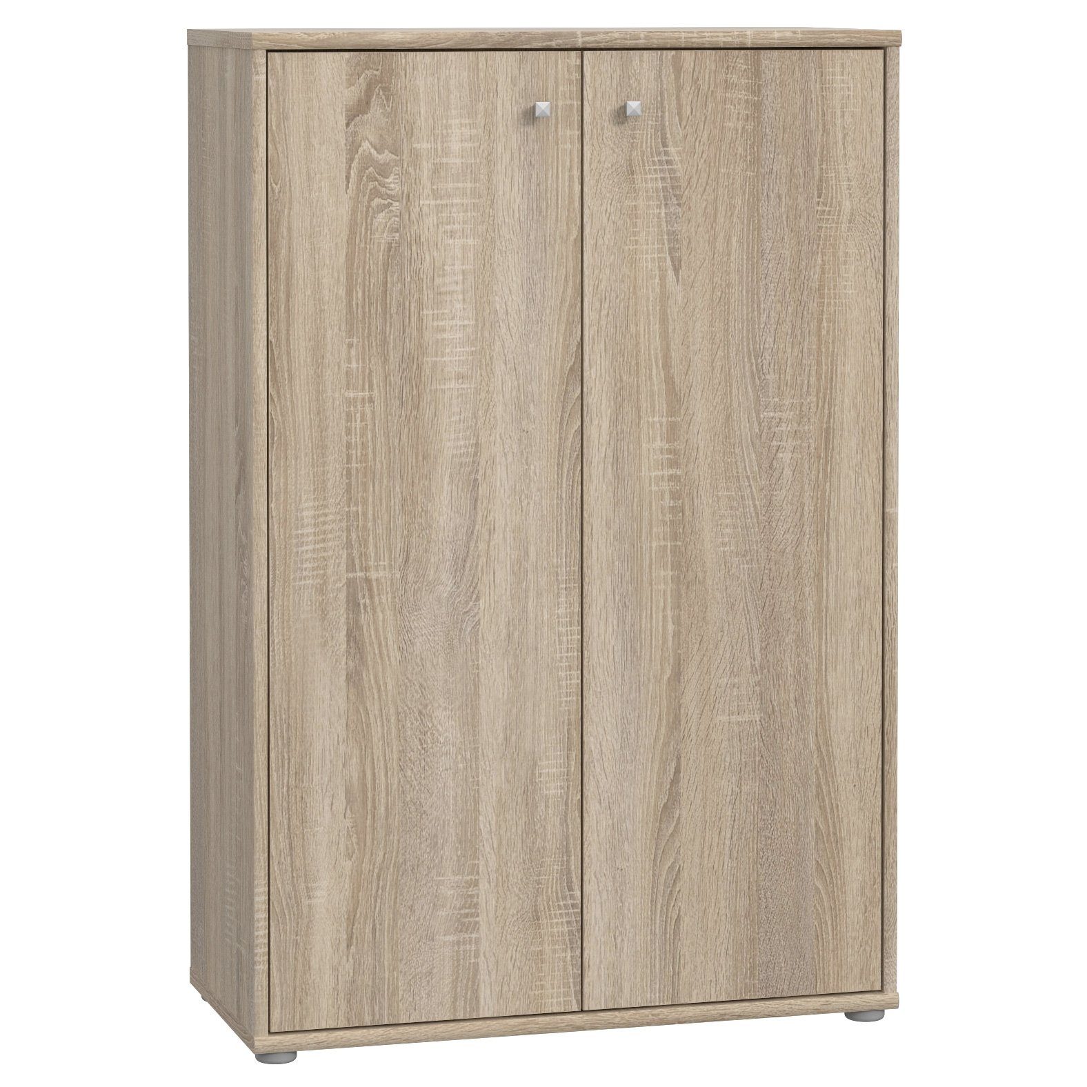 Newroom Kommode Sonoma Eiche 74 cm, Kommode Sonoma Eiche Modern Sideboard Highboard Büro