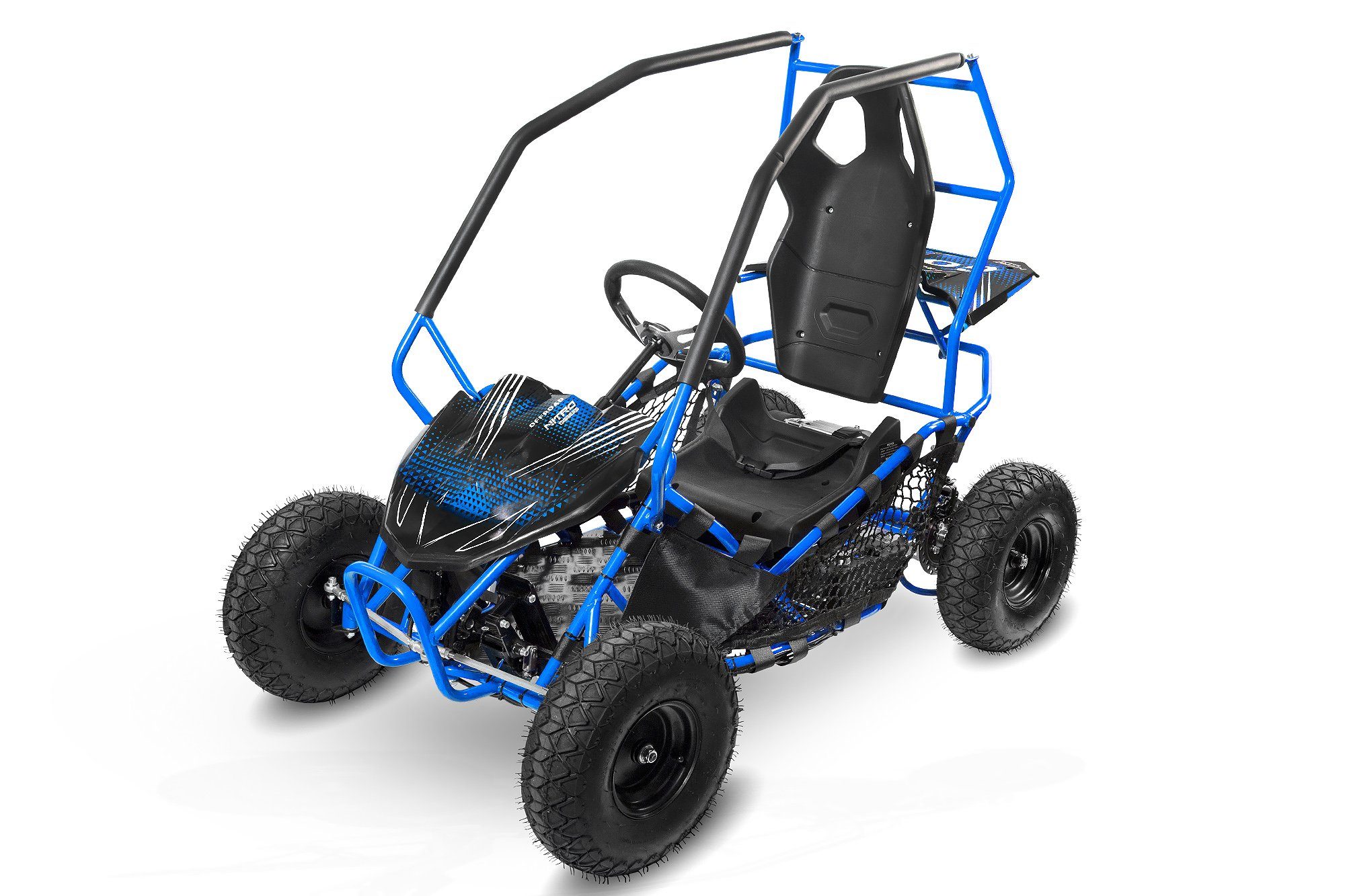 Nitro Motors Elektro-Kinderquad Elektro 1000W Eco midi Kinder Buggy 6" Straßenreifen Gokid Quad ATV
