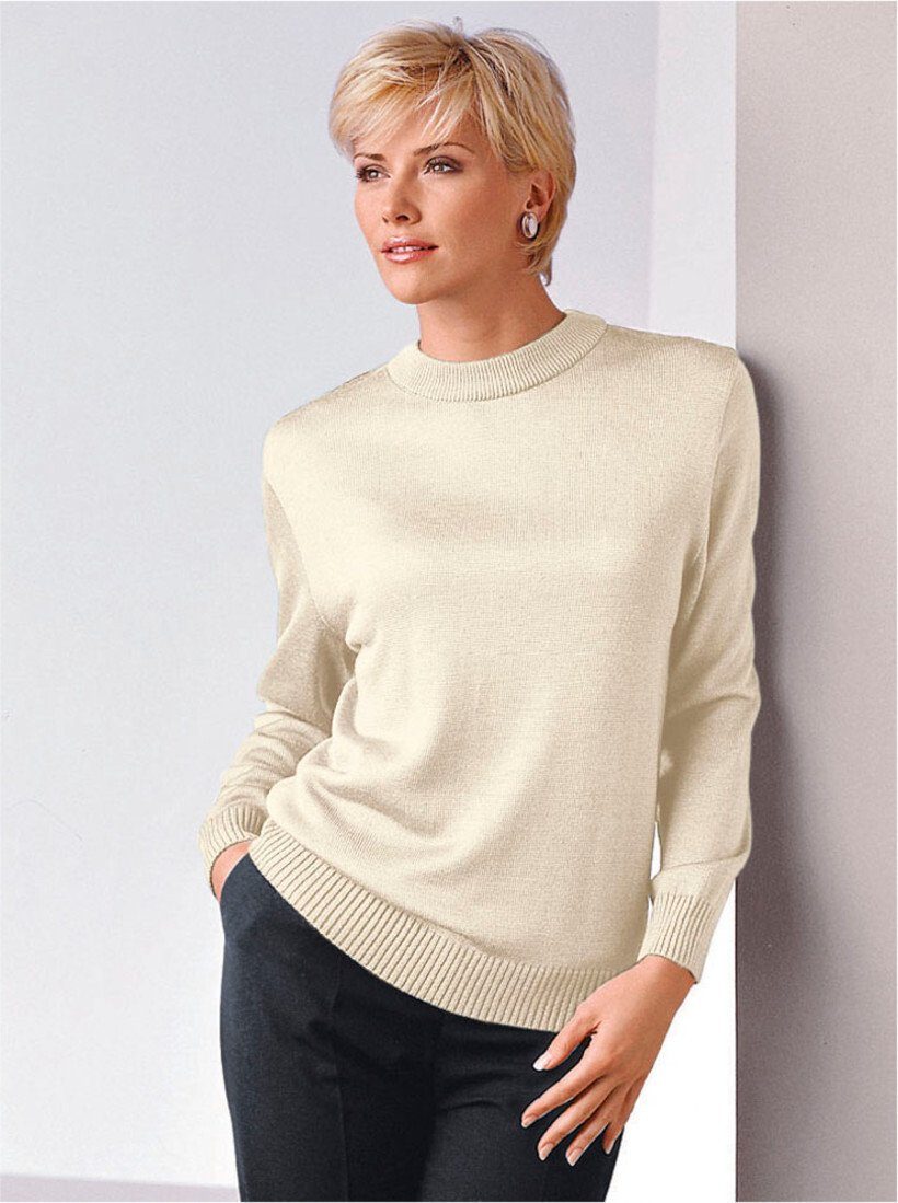 Classic Stehkragenpullover "Pullover" günstig online kaufen