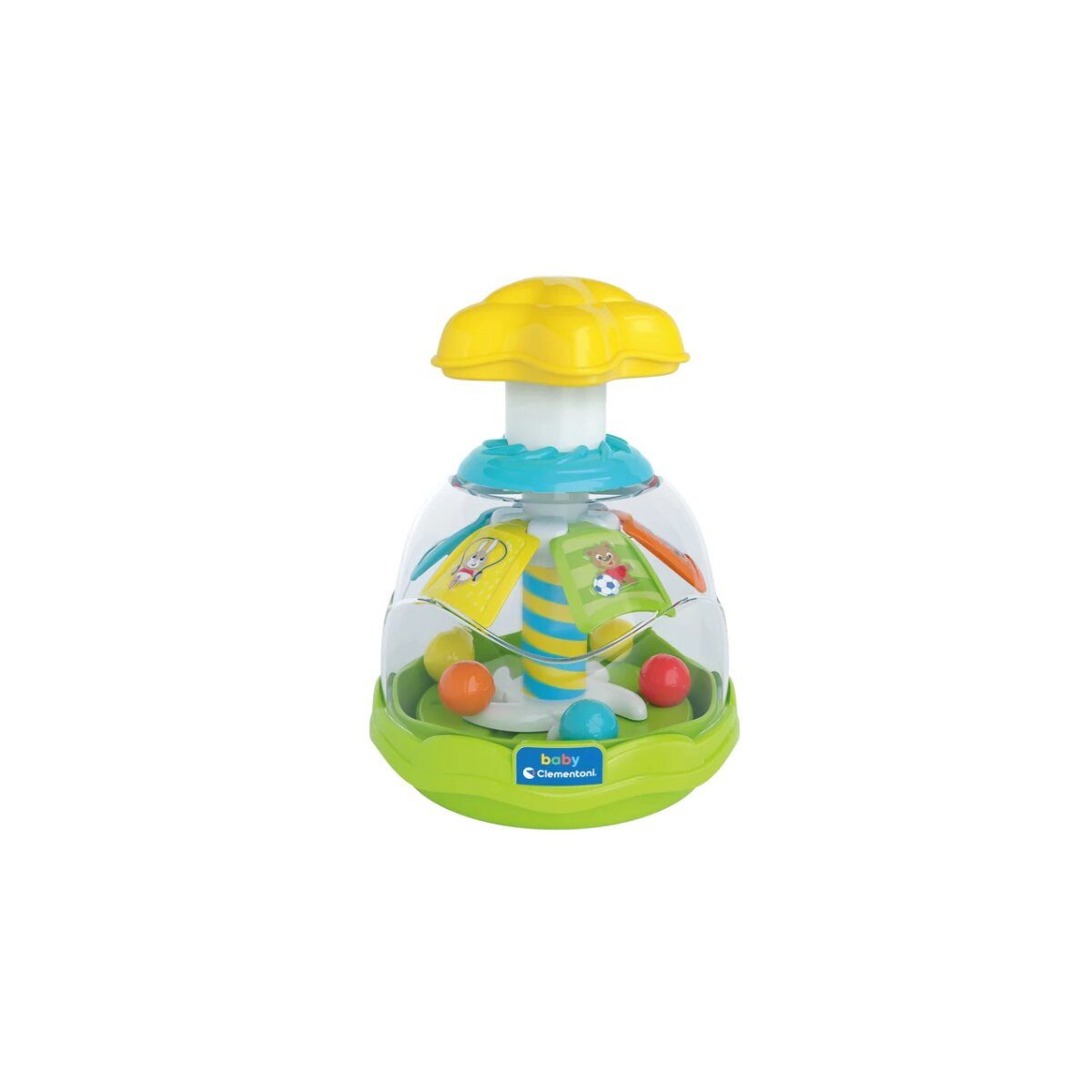 Clementoni® Lernspielzeug Bunter Kreisel mit Tierchen und Kugeln Clementoni 17945