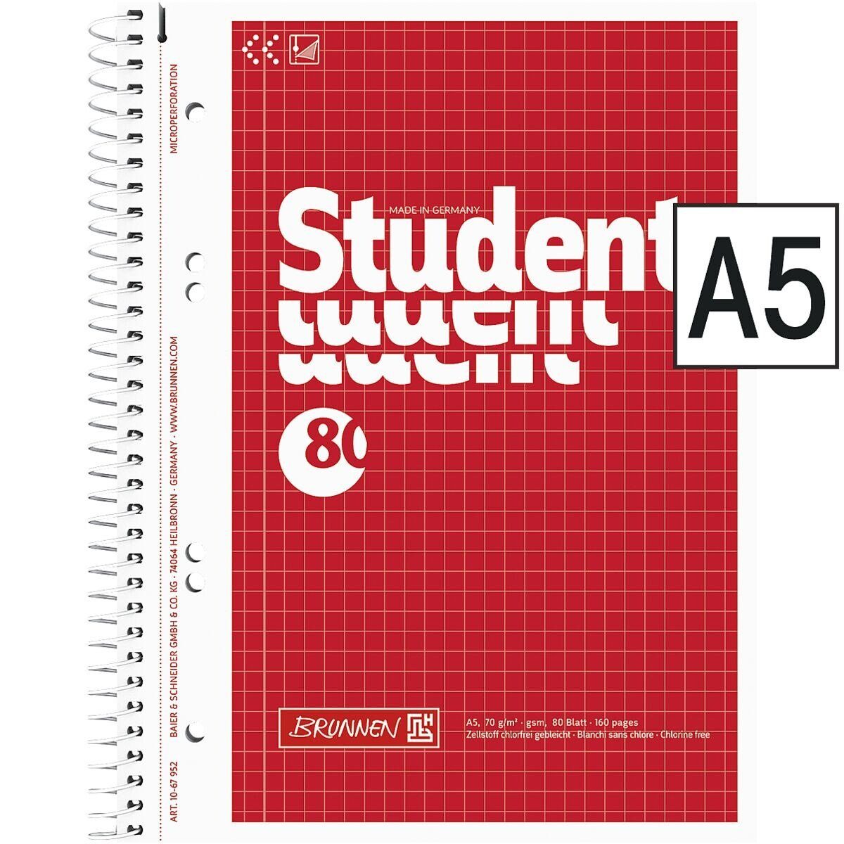 Collegeblock Student
