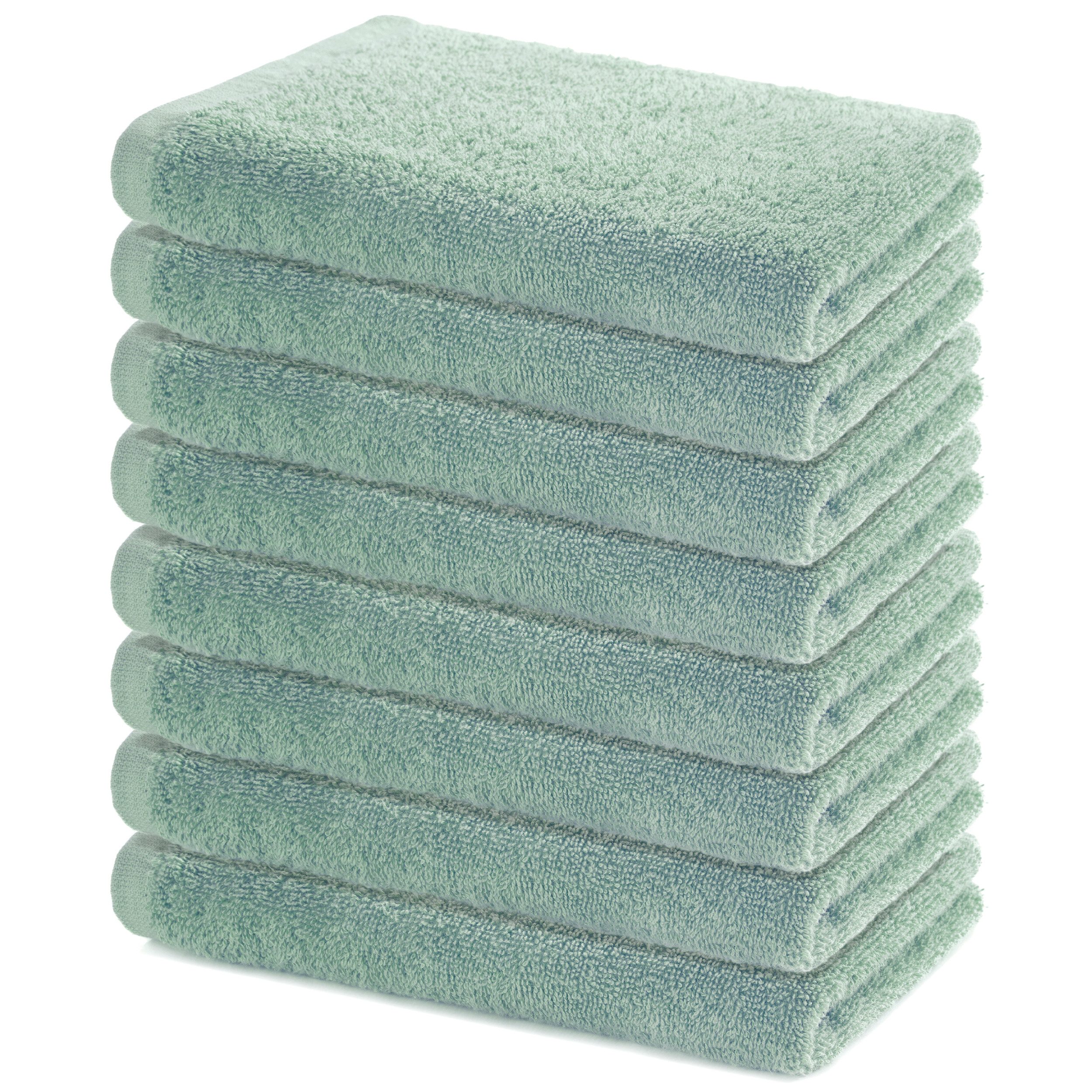 Lavea Handtücher Sydney Set Handtuch oder Duschtuch, (8-St), 500 g/m² Frottier, weich & saugstark, pflegeleicht