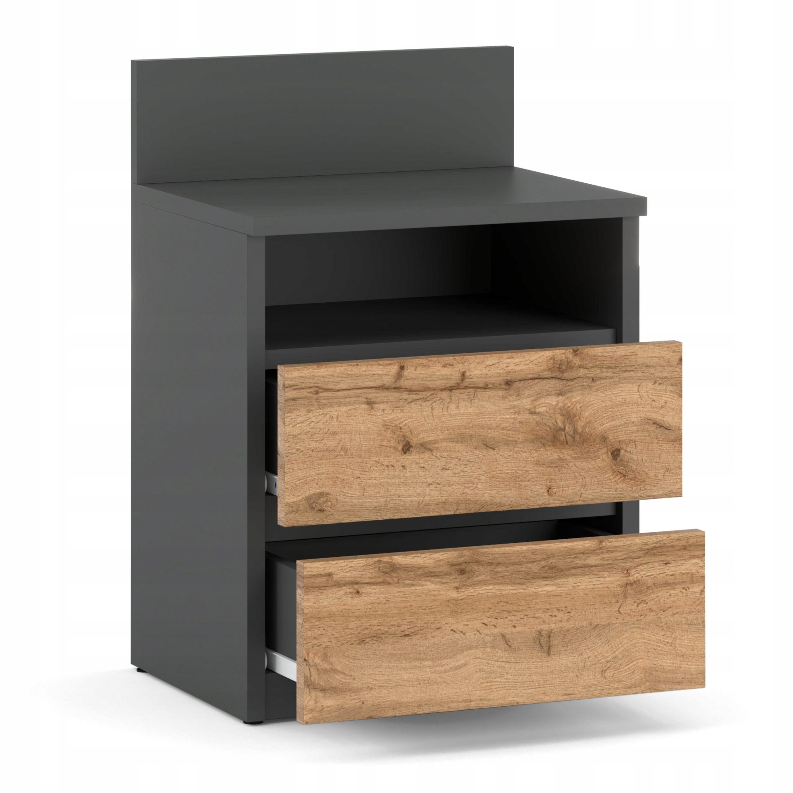 KOSETO Nachtkonsole Nachttisch mit 2 Schubladen, Praktische Nachtkommode fü günstig online kaufen