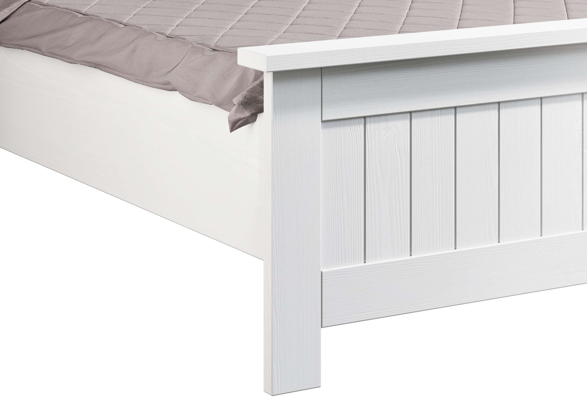 OTTO home Massivholzbett Juventus, Bett, Massivholzbett, Holzbett, Bettrahmen (Breite/Belastbarkeit 140cm/180 KG), Breite 90 cm, aus massiver Kiefer, FSC®-zerti – Bild 5 von 5