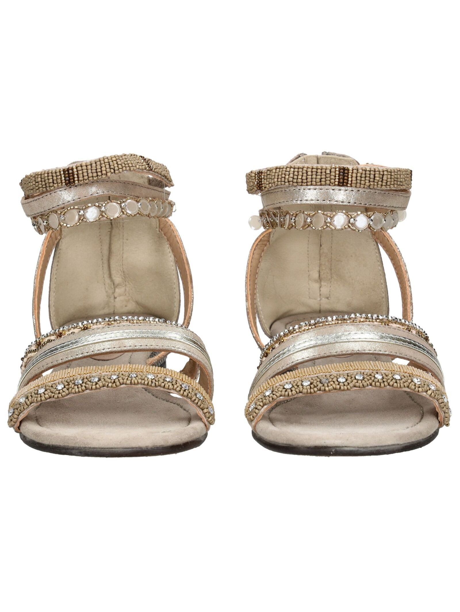 Lazamani Lazamani Sandalen Leder Schaftsandalette