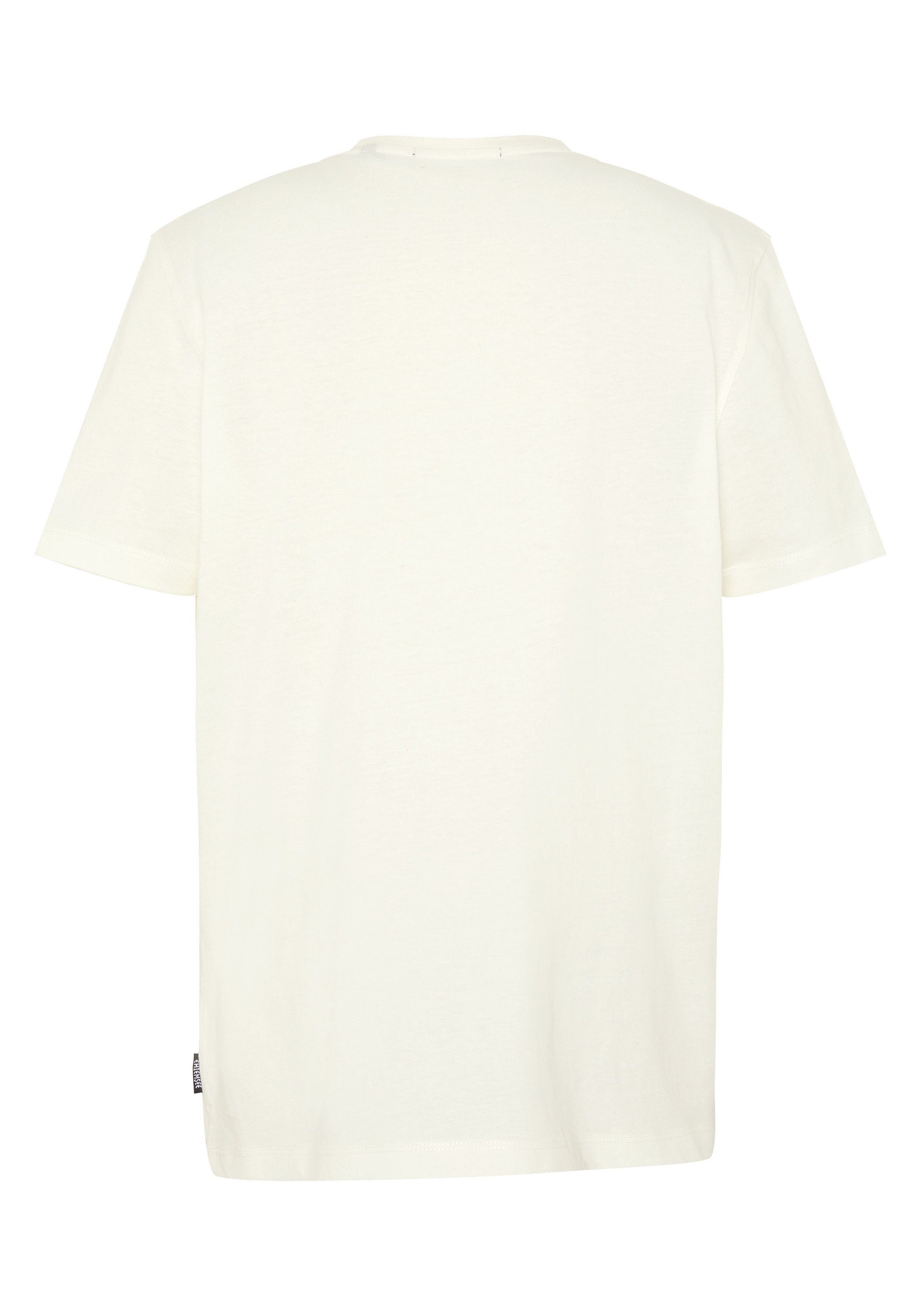 mit 1 White Print-Shirt Chiemsee 11-4202 Star Frontprint Chiemsee T-Shirt