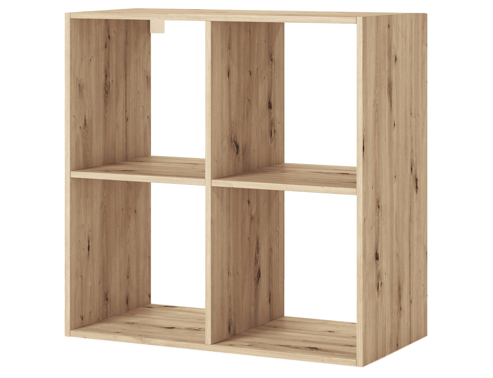 MOEBLO Bücherregal Regal SOLIS, Stilvolles und funktionales Design für jedes Zuhause, Bücherregal Bücherregal für das Büro Bücherregal für Dokumente Wohnbereich Wohnzimmer, -(BxHxT):80x80x40 cm