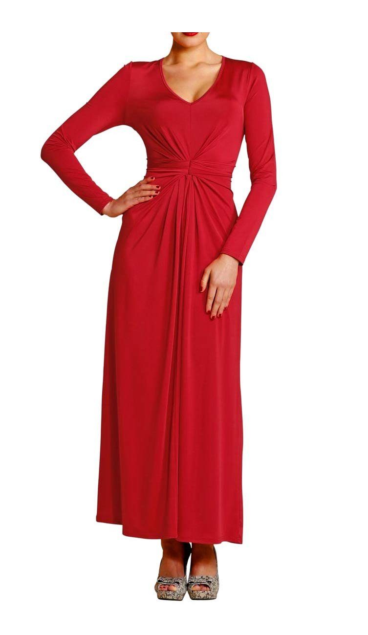 Apart Jerseykleid »APART Damen Kleid m. Raffungen, rot« online kaufen | OTTO
